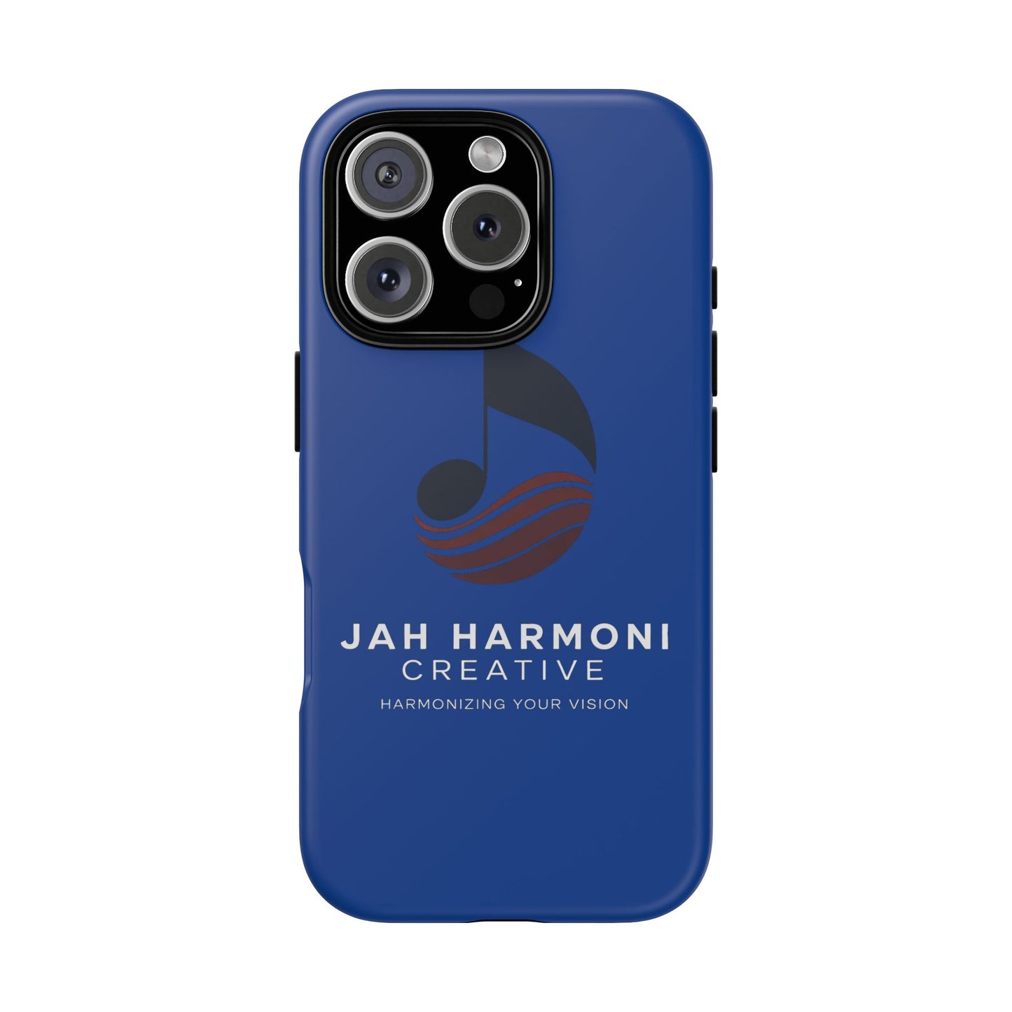 Tough Cases - Blue Logo Phone Case | Jah Harmoni Creative Protective Cover