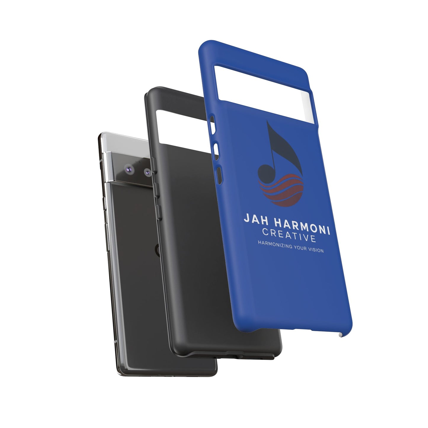 Tough Cases - Blue Logo Phone Case | Jah Harmoni Creative Protective Cover