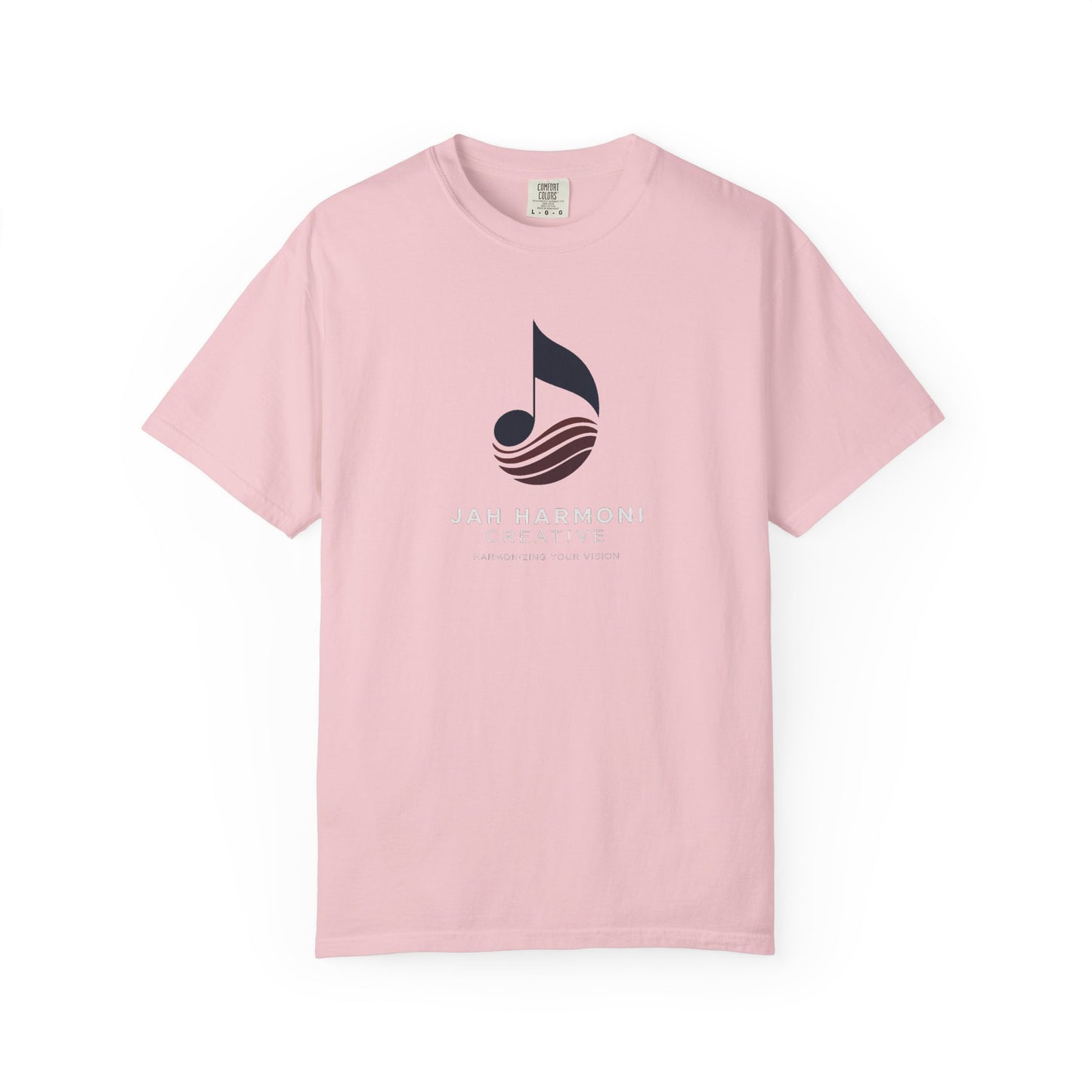 Music Logo T‑Shirt — “Jah Harmoni Creative” Branded Tee