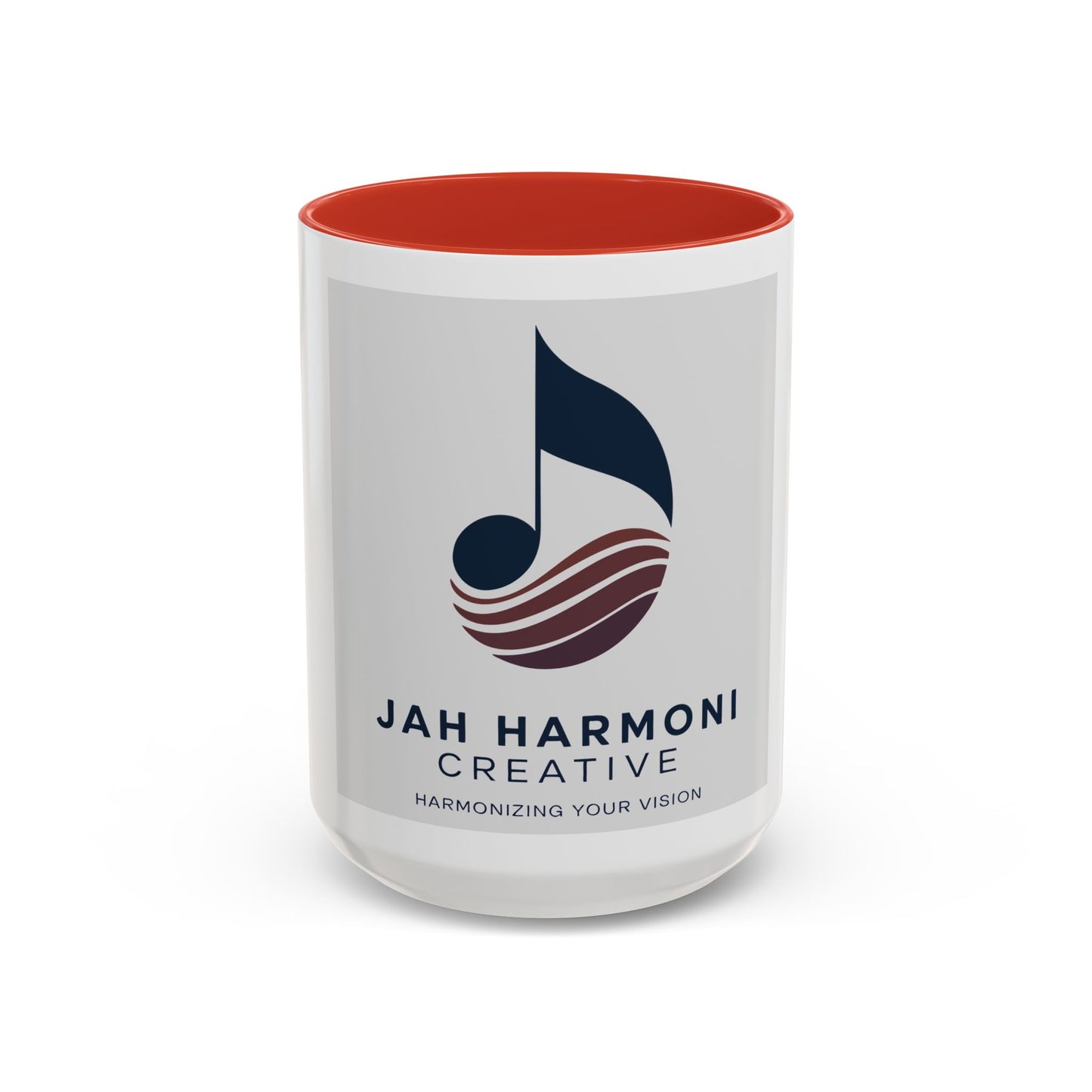 Logo Accent Coffee Mug — Jah Harmoni Creative Branded 11/15oz Ceramic Mug
