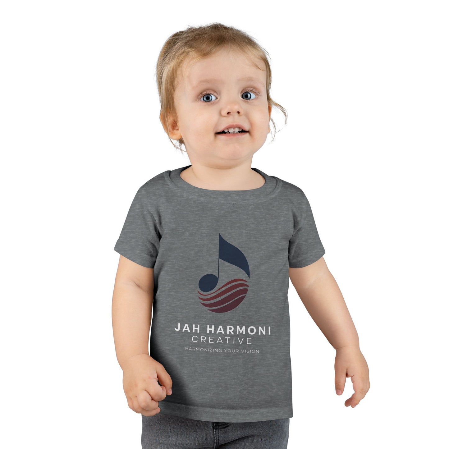 Toddler T-Shirt - Jah Harmoni Creative Logo Tee (Harmonizing Your Vision)