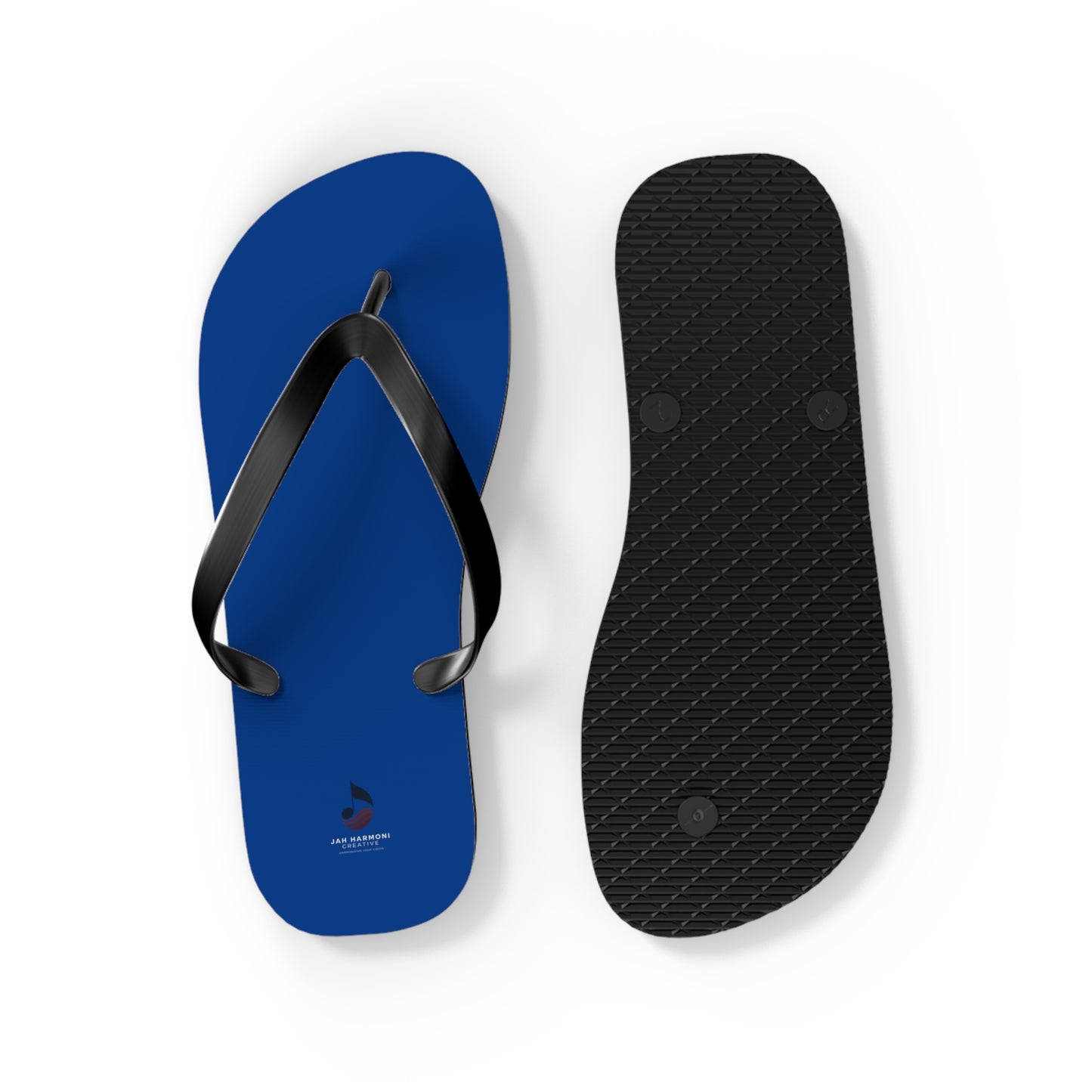 Jah Harmoni Signature Blue – Sleek Everyday Beach Sandals