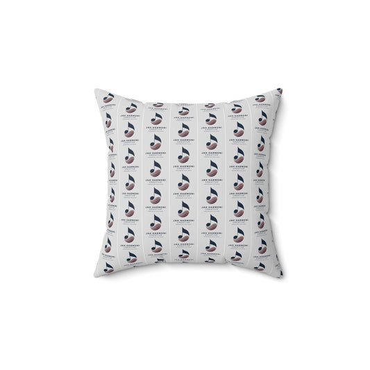 Logo Throw Pillow — Jah Harmoni Creative Branded Decorative Pillow