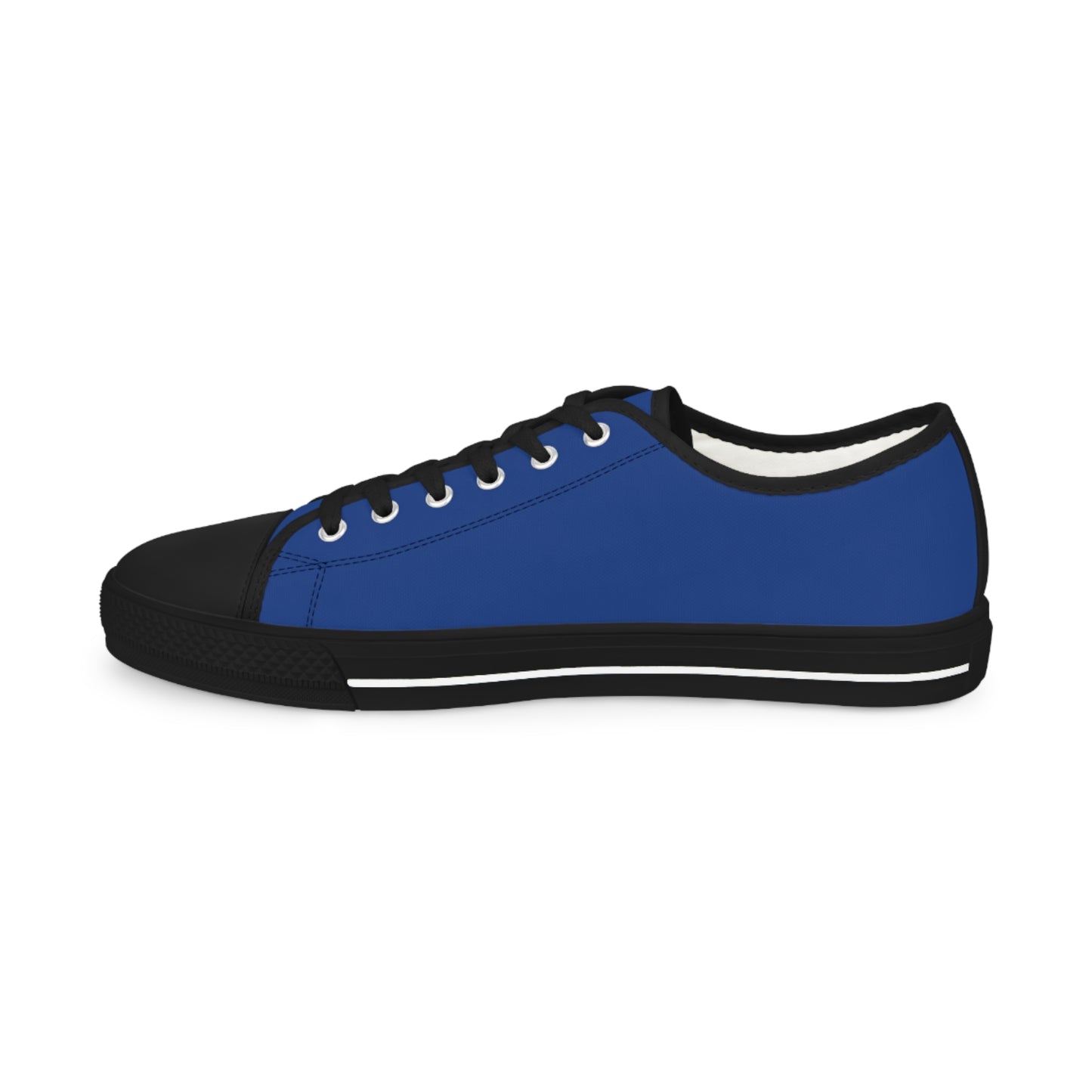 Jah Harmoni Classic Black Low-Top Sneakers — Men's Casual Canvas Shoes