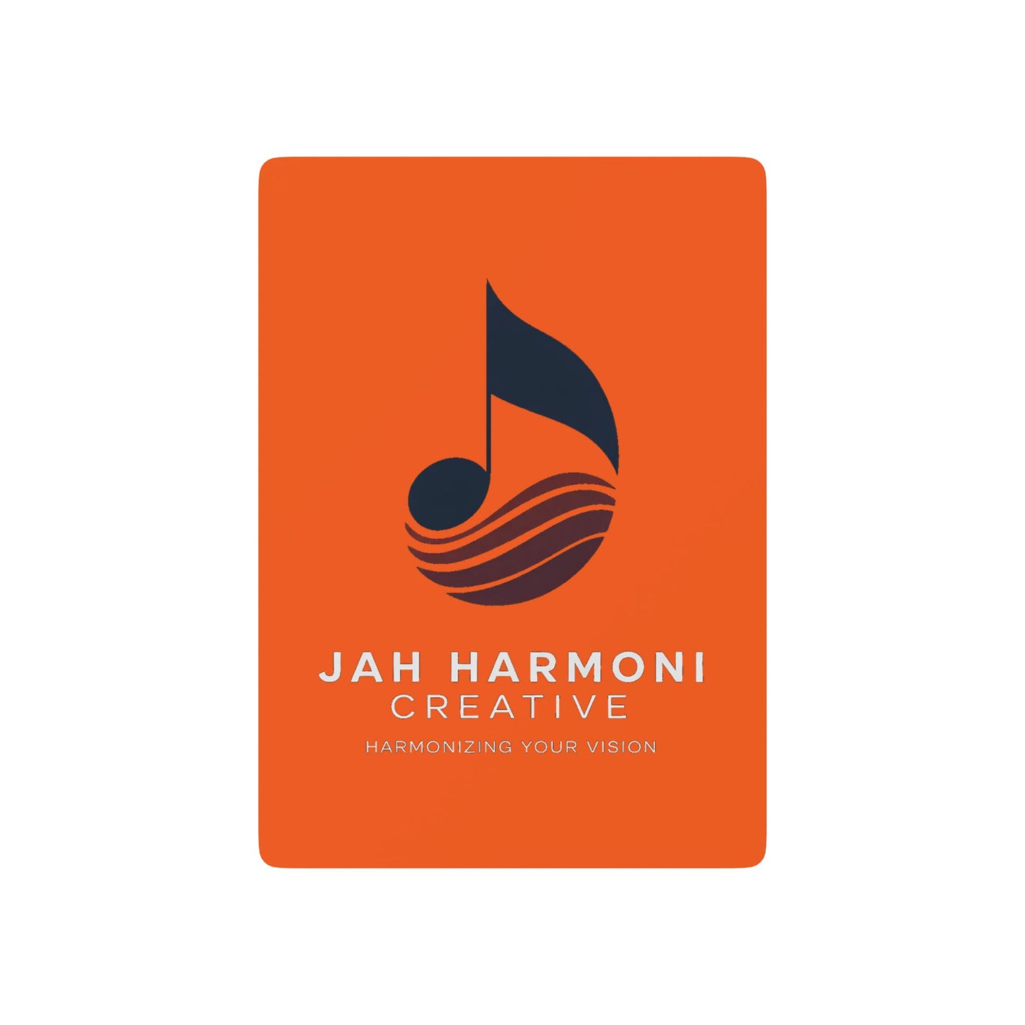 Custom Logo Poker Playing Cards – Jah Harmoni Creative Branded Deck