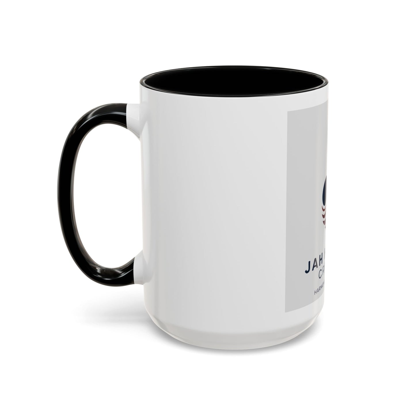 Logo Accent Coffee Mug — Jah Harmoni Creative Branded 11/15oz Ceramic Mug