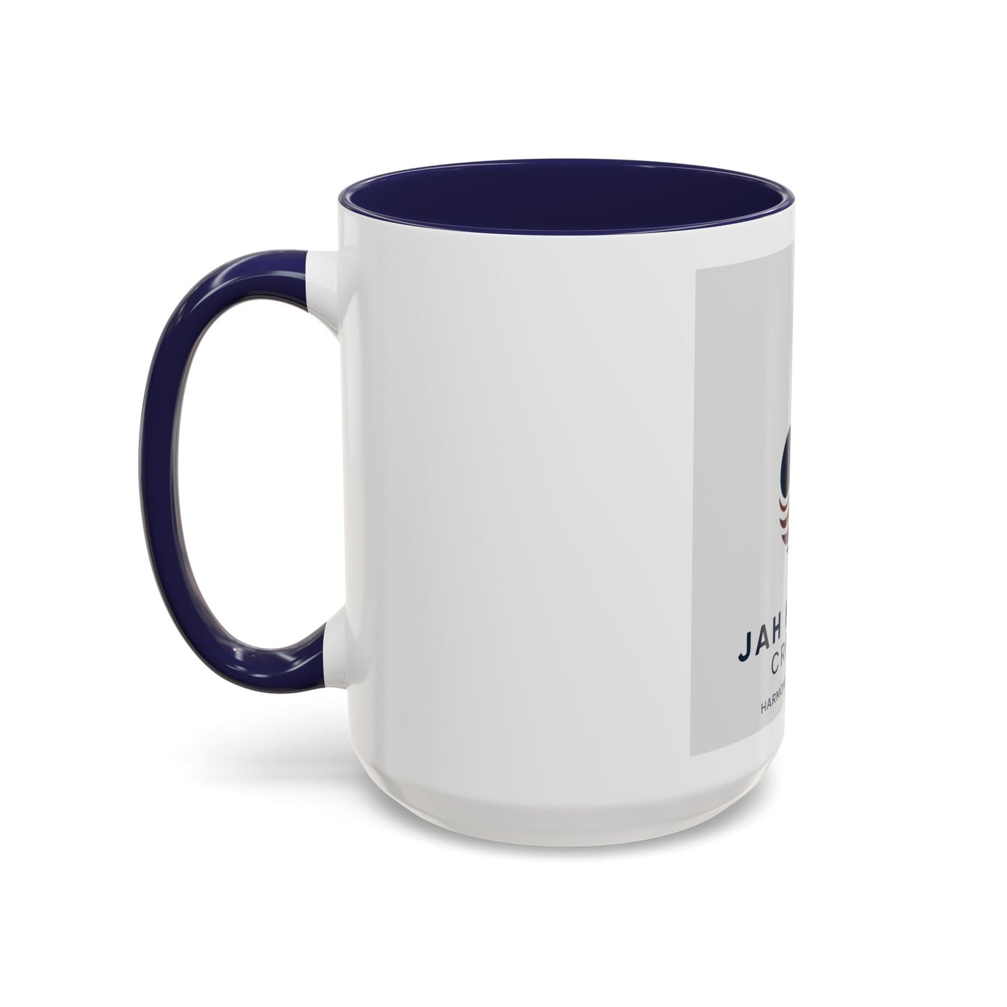 Logo Accent Coffee Mug — Jah Harmoni Creative Branded 11/15oz Ceramic Mug