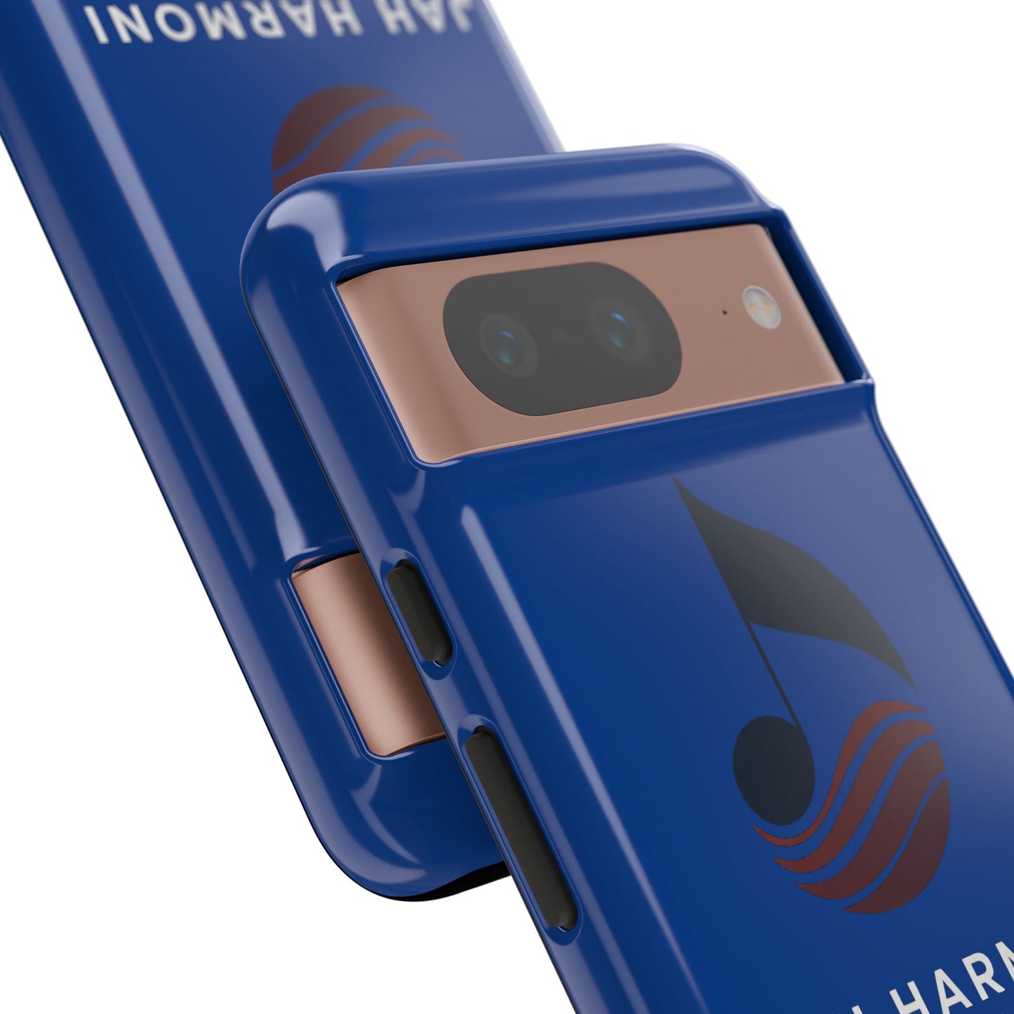 Tough Cases - Blue Logo Phone Case | Jah Harmoni Creative Protective Cover