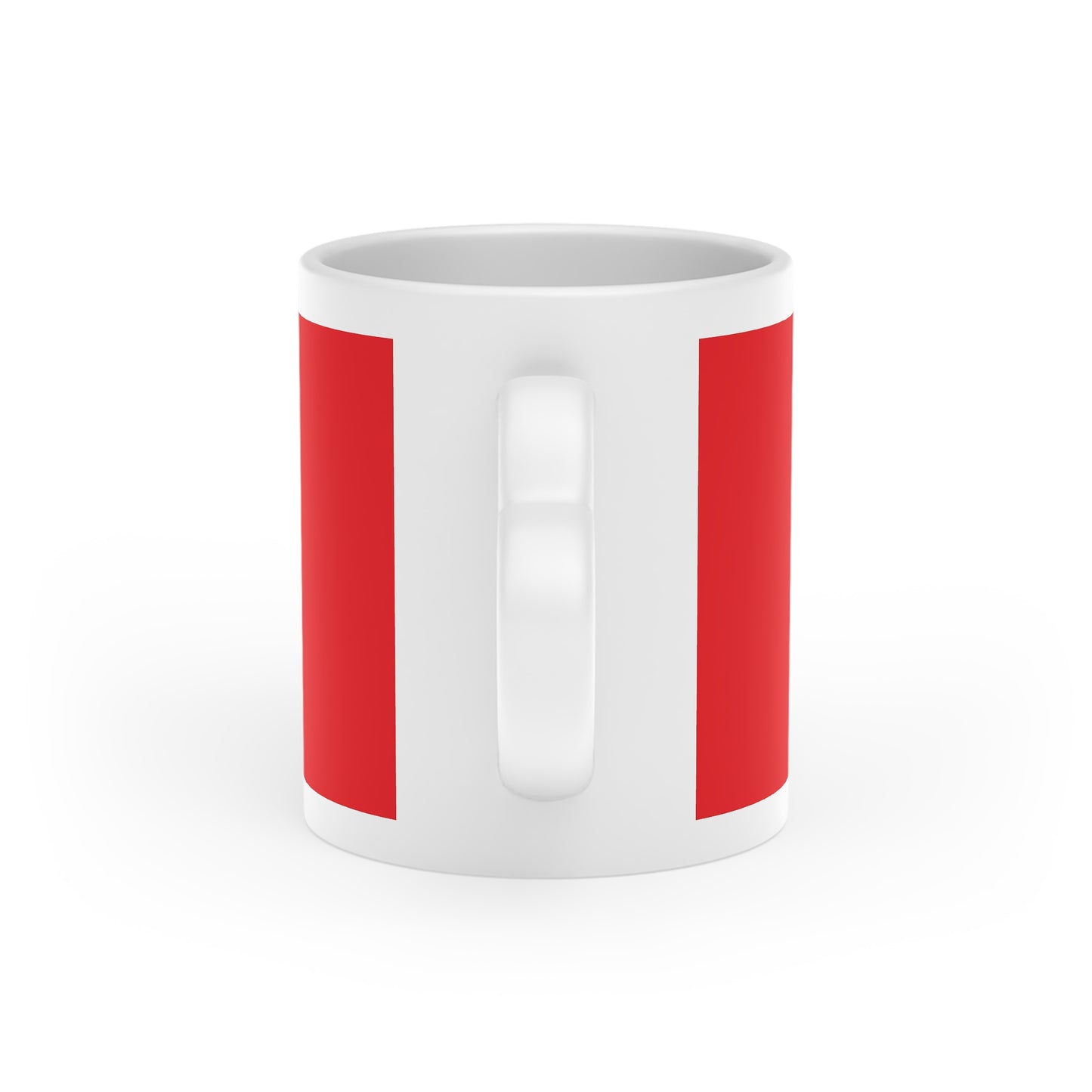 Music Note Logo Mug — Jah Harmoni Creative Red Coffee Cup