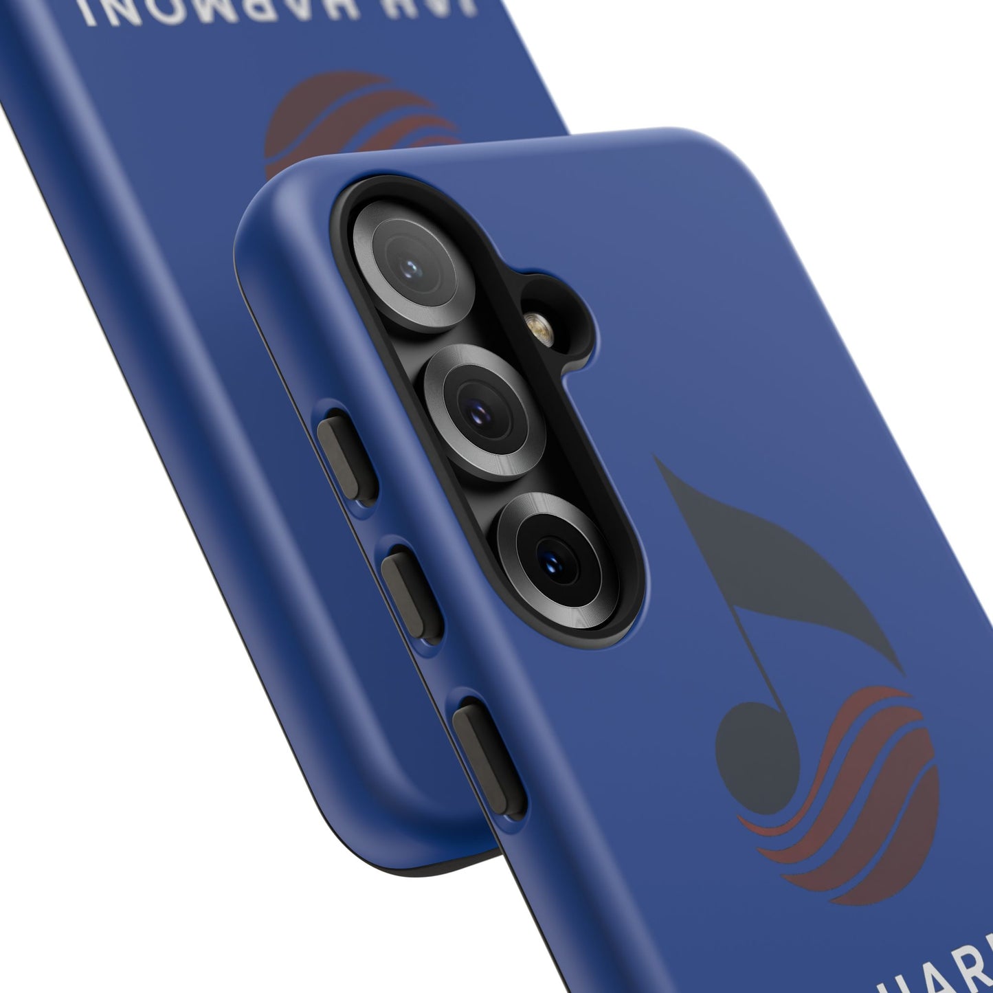 Tough Cases - Blue Logo Phone Case | Jah Harmoni Creative Protective Cover