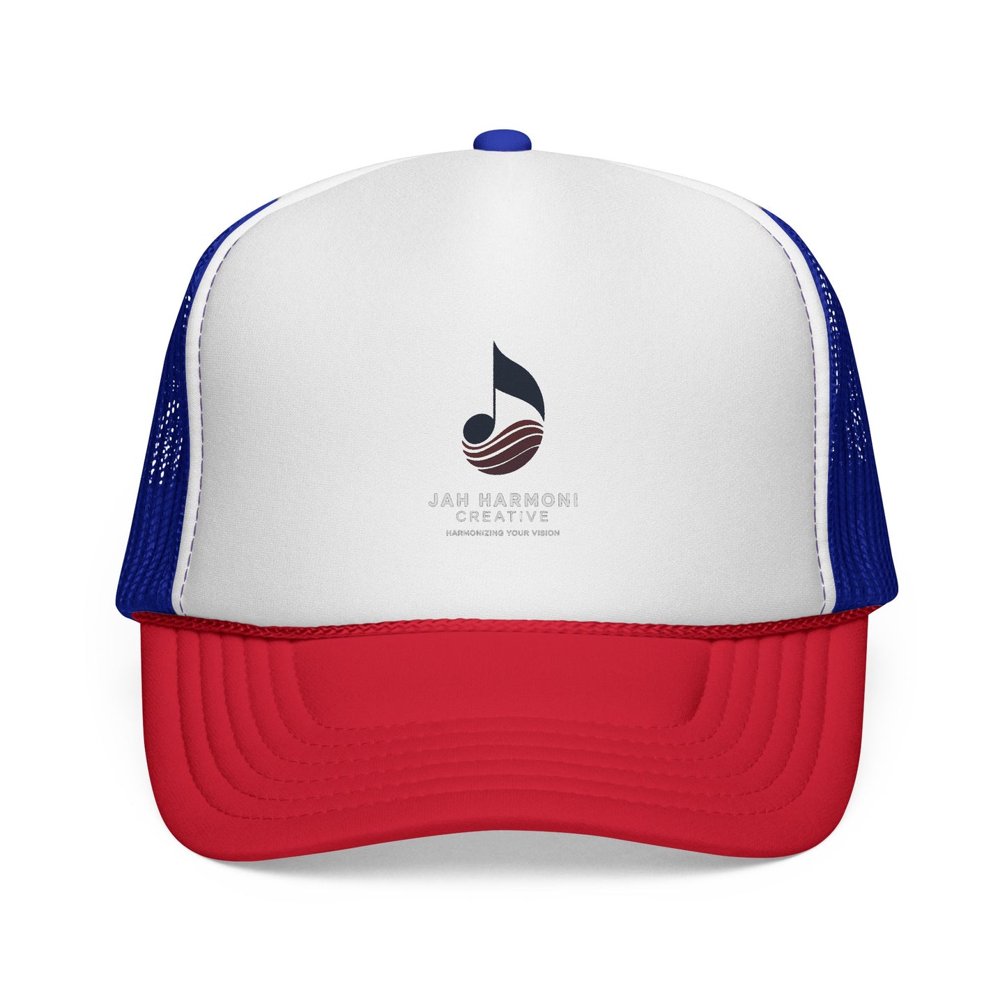 Trucker Cap — Jah Harmoni Creative Logo Mesh Hat