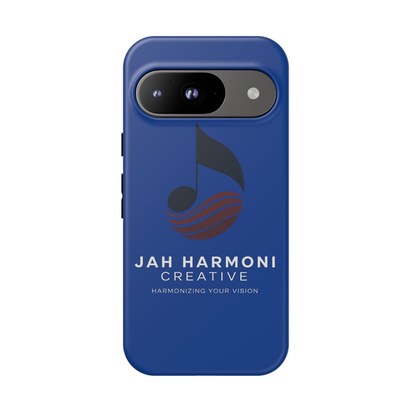 Tough Cases - Blue Logo Phone Case | Jah Harmoni Creative Protective Cover