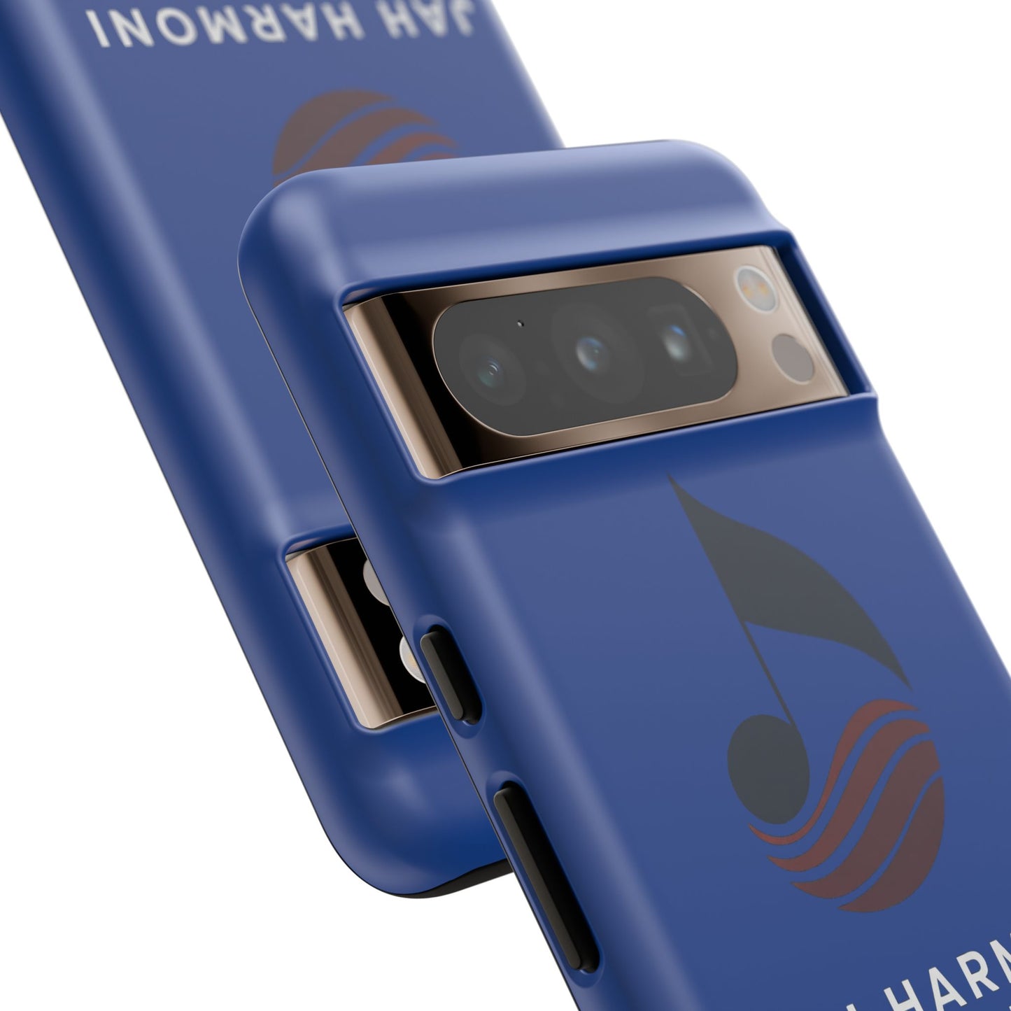 Tough Cases - Blue Logo Phone Case | Jah Harmoni Creative Protective Cover