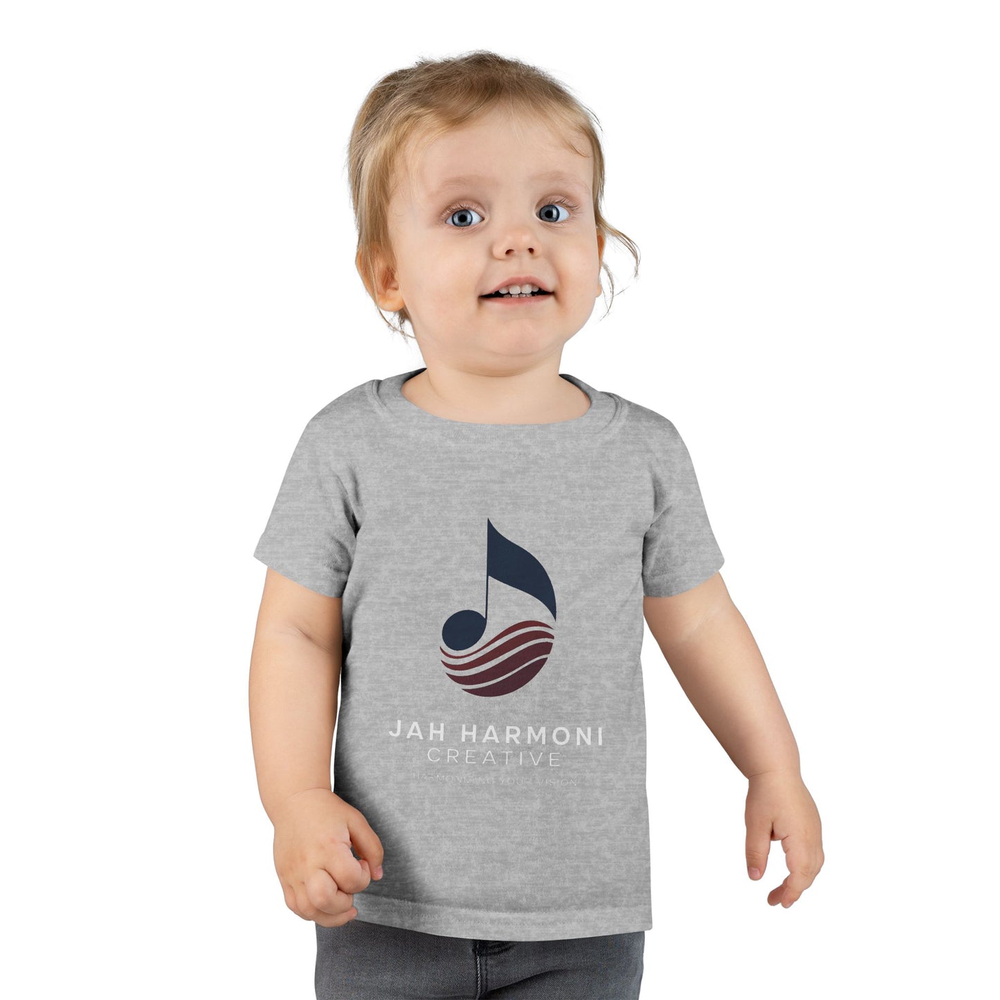 Toddler T-Shirt - Jah Harmoni Creative Logo Tee (Harmonizing Your Vision)