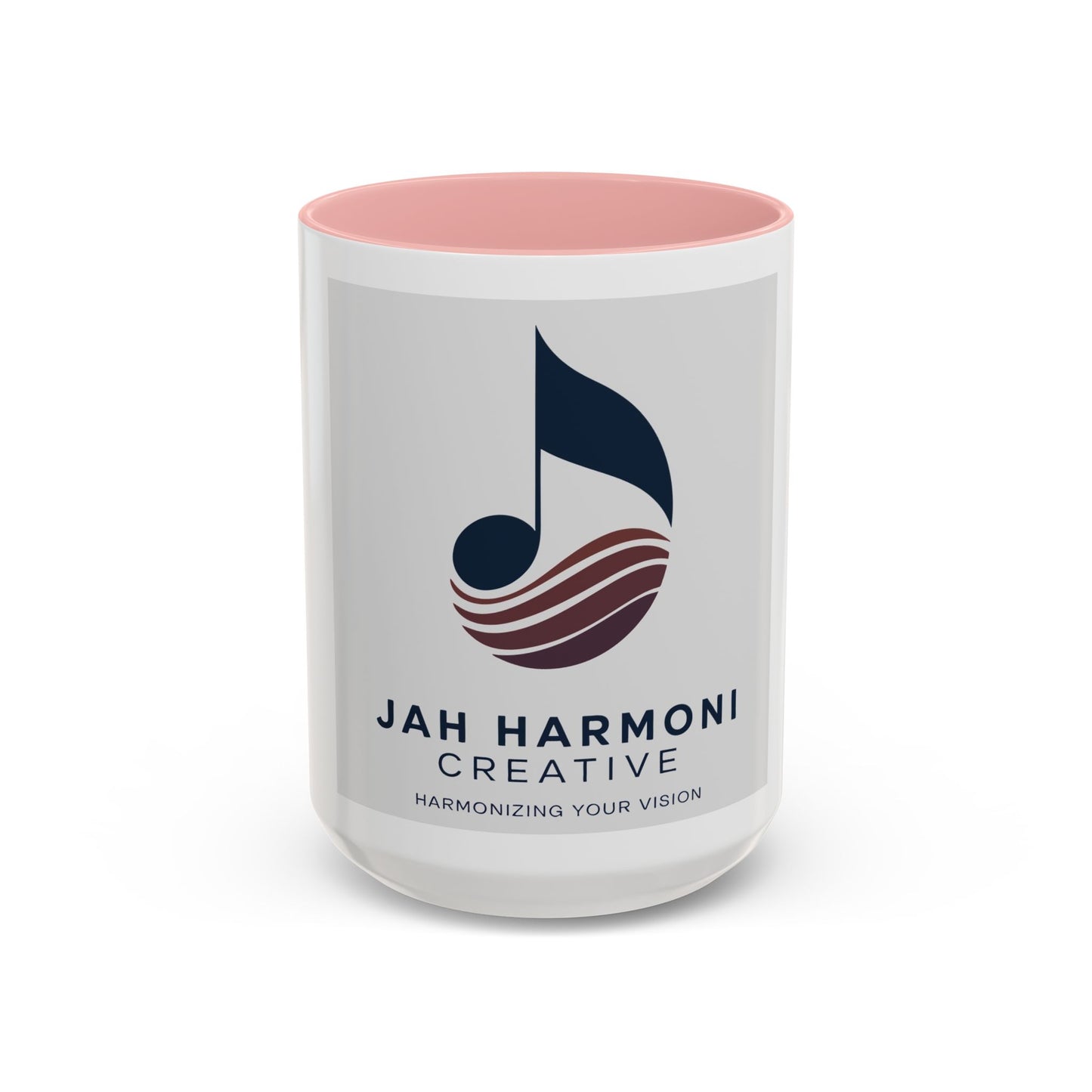 Logo Accent Coffee Mug — Jah Harmoni Creative Branded 11/15oz Ceramic Mug