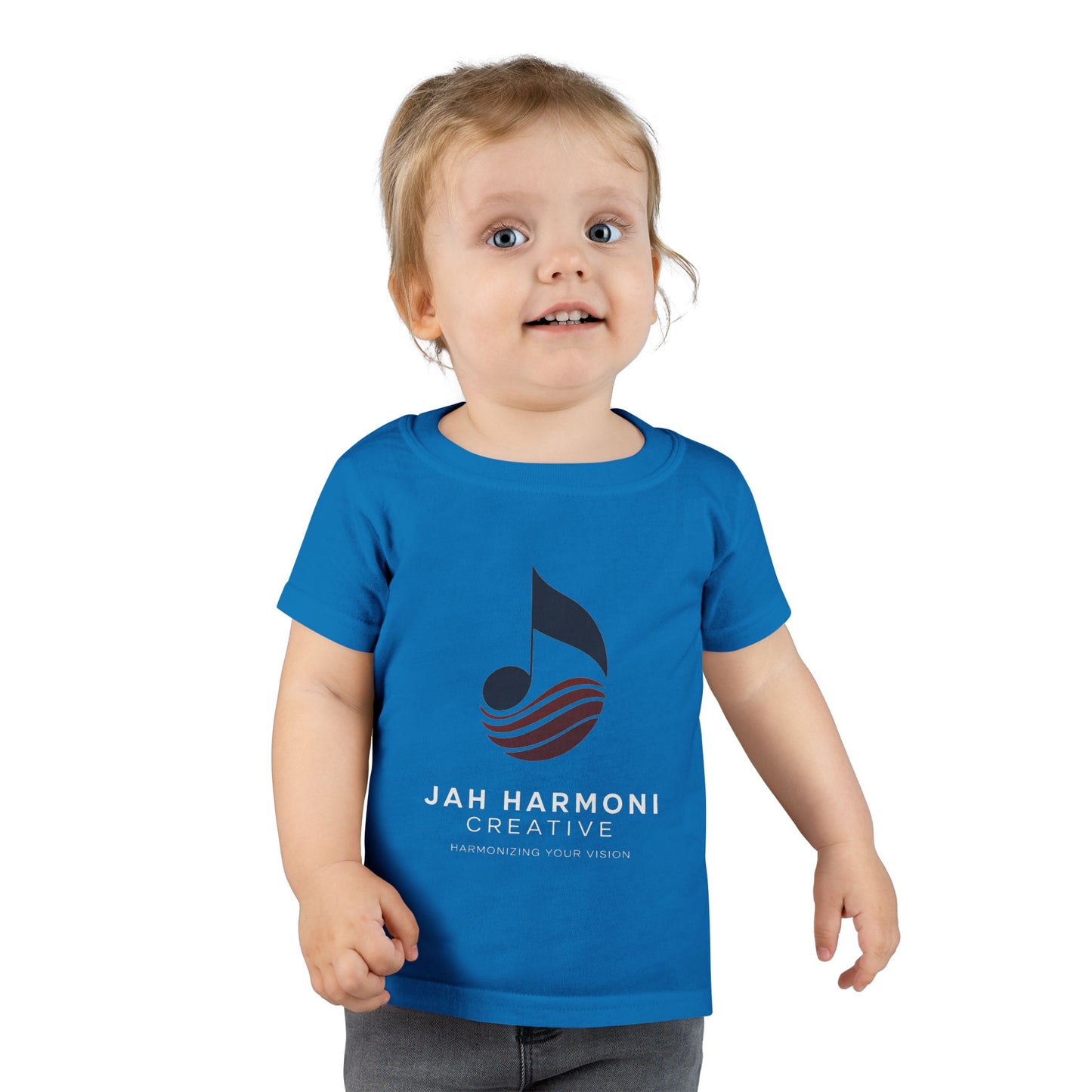 Toddler T-Shirt - Jah Harmoni Creative Logo Tee (Harmonizing Your Vision)