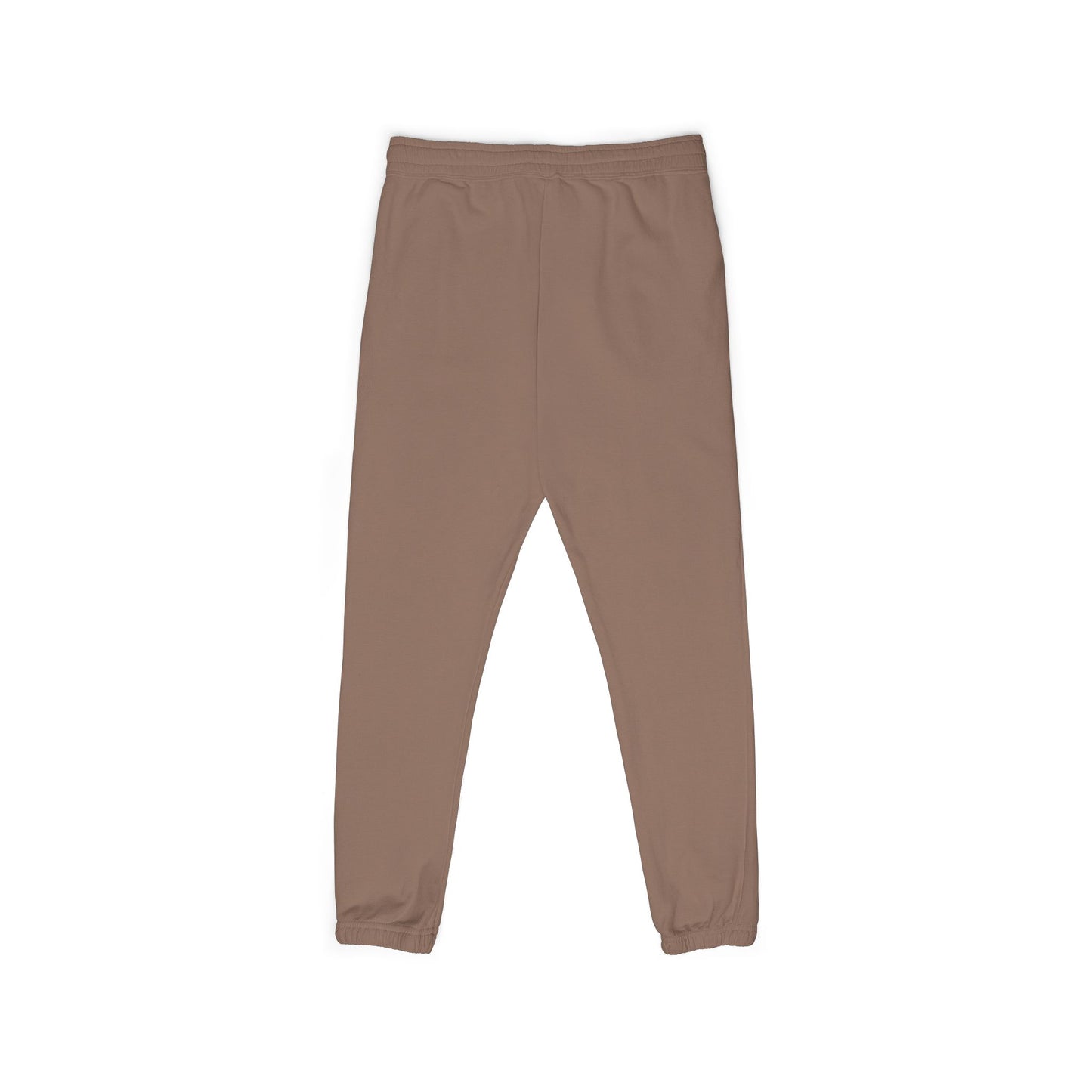 Garment-Dyed Fleece Sweatpants — Relaxed Unisex Joggers with Subtle Patch Logo