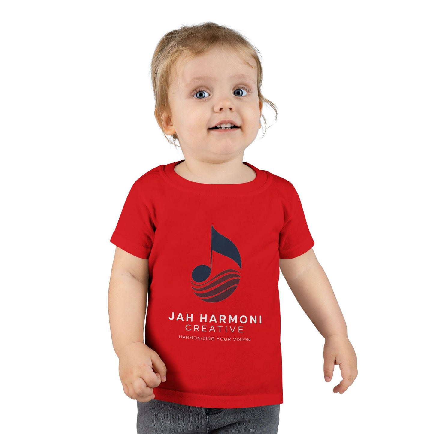 Toddler T-Shirt - Jah Harmoni Creative Logo Tee (Harmonizing Your Vision)