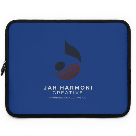 Laptop Sleeve — Jah Harmoni Creative Branded Neoprene Sleeve ("Harmonizing Your Vision")