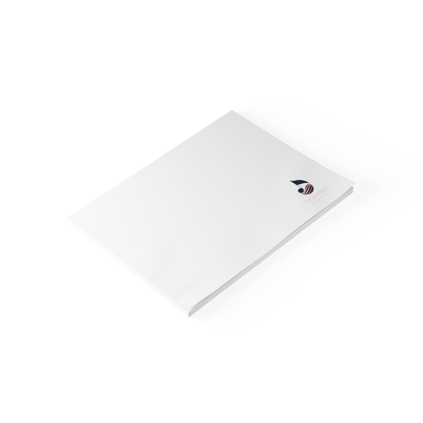 Patriotic Music Note Post-it® Note Pad – Small American Flag Notebook Sticky Notes