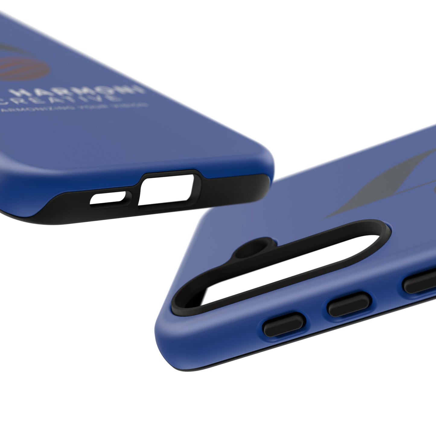 Tough Cases - Blue Logo Phone Case | Jah Harmoni Creative Protective Cover