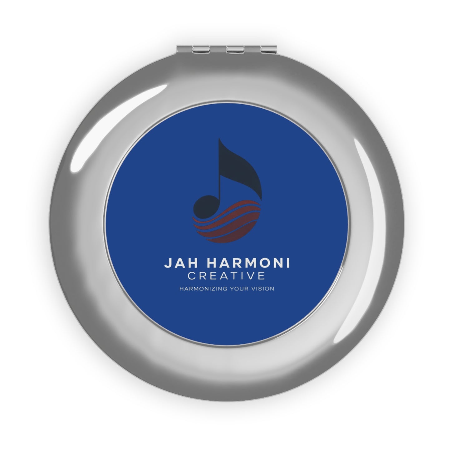 Compact Travel Mirror — Branded Jah Harmoni Creative Pocket Mirror