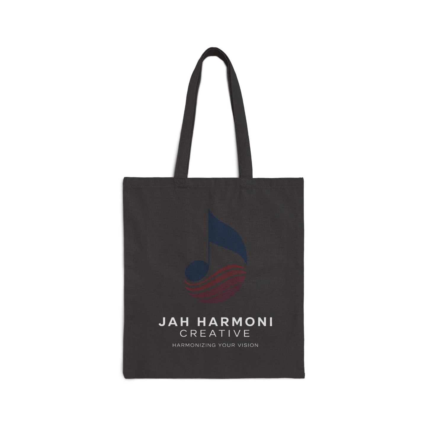 Canvas Tote Bag — Jah Harmoni Creative Logo Eco Shopper