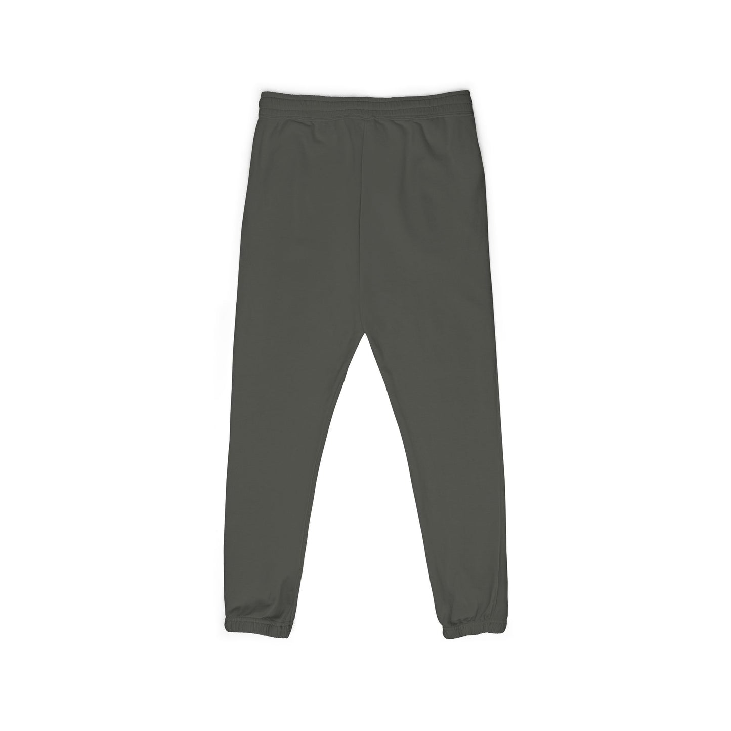 Garment-Dyed Fleece Sweatpants — Relaxed Unisex Joggers with Subtle Patch Logo