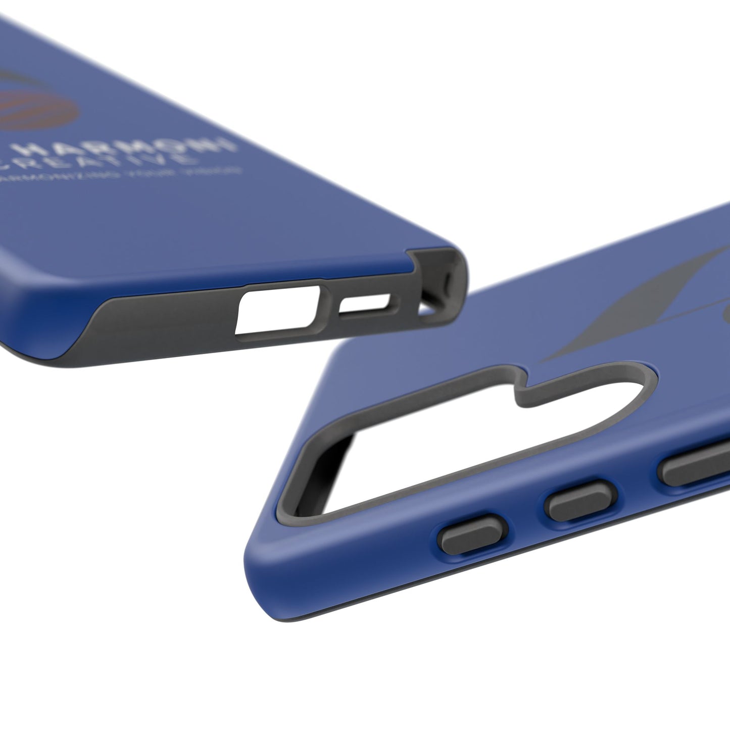 Tough Cases - Blue Logo Phone Case | Jah Harmoni Creative Protective Cover