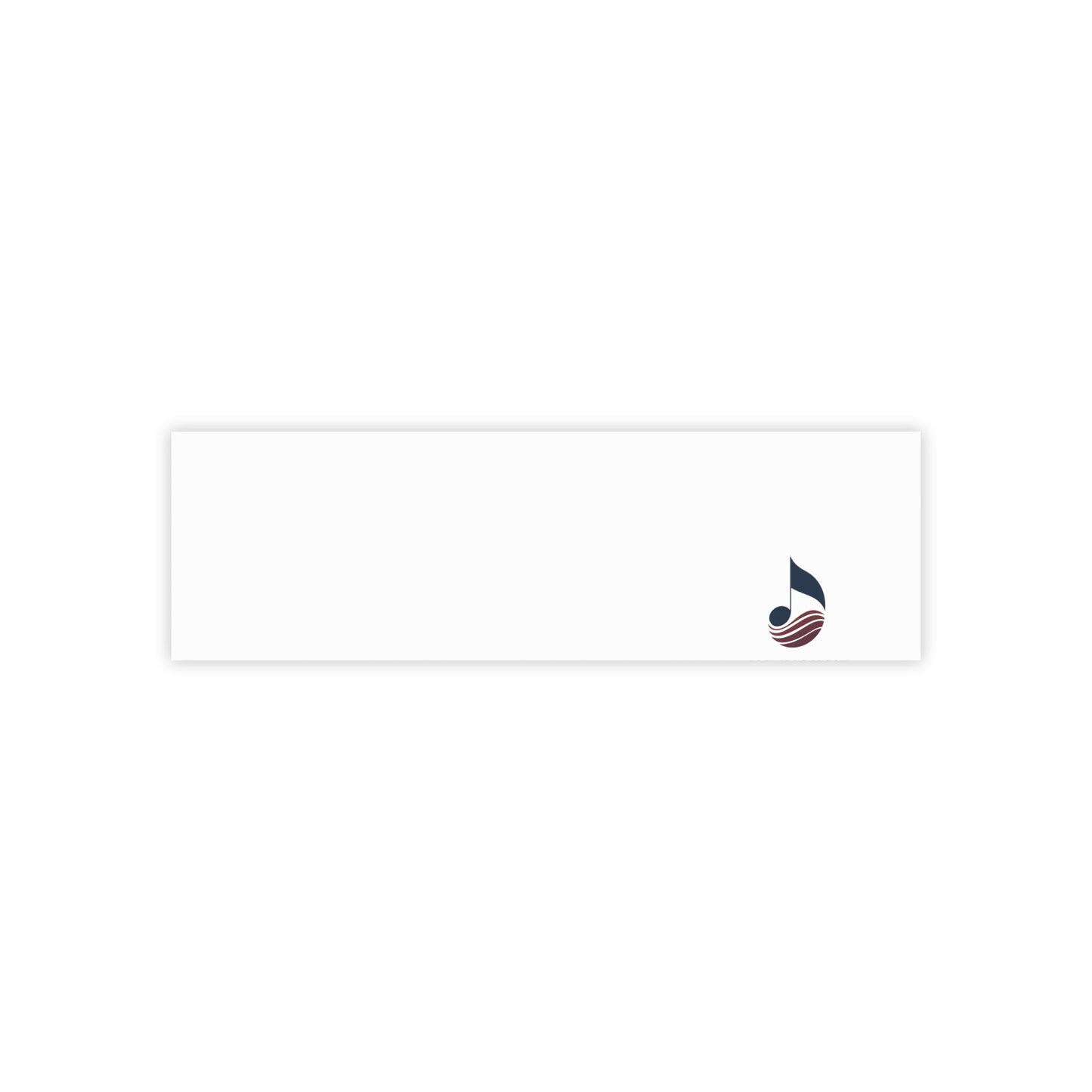 Patriotic Music Note Post-it® Note Pad – Small American Flag Notebook Sticky Notes