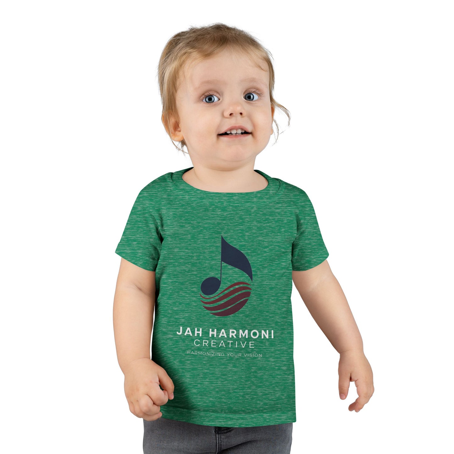 Toddler T-Shirt - Jah Harmoni Creative Logo Tee (Harmonizing Your Vision)