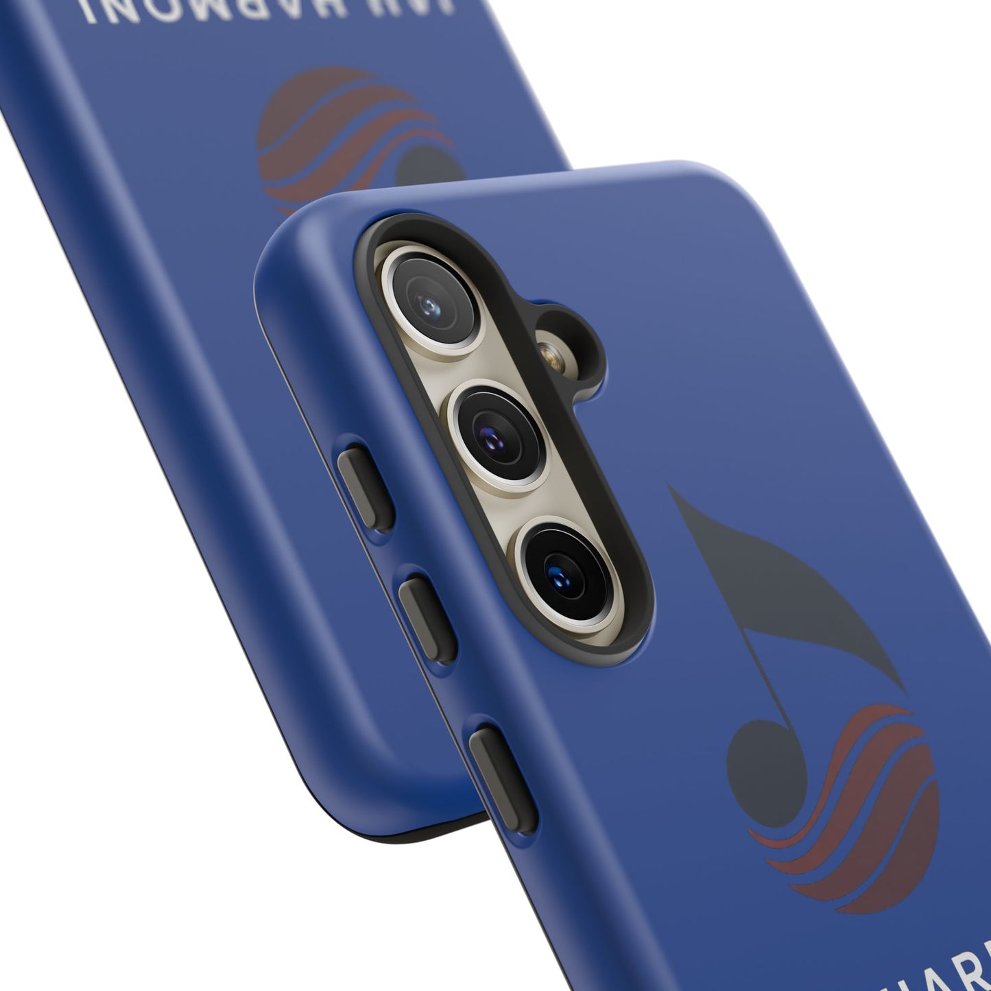 Tough Cases - Blue Logo Phone Case | Jah Harmoni Creative Protective Cover
