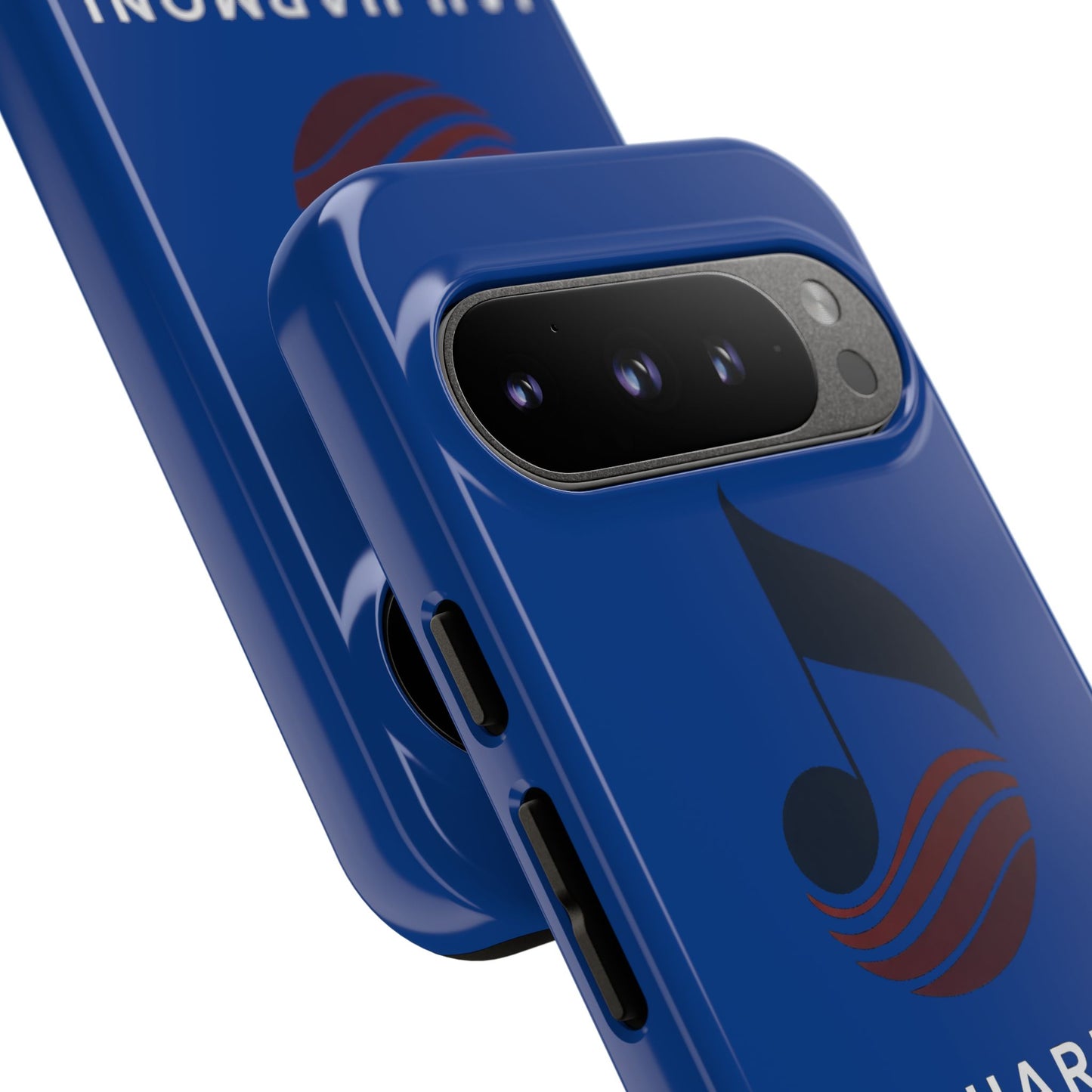 Tough Cases - Blue Logo Phone Case | Jah Harmoni Creative Protective Cover
