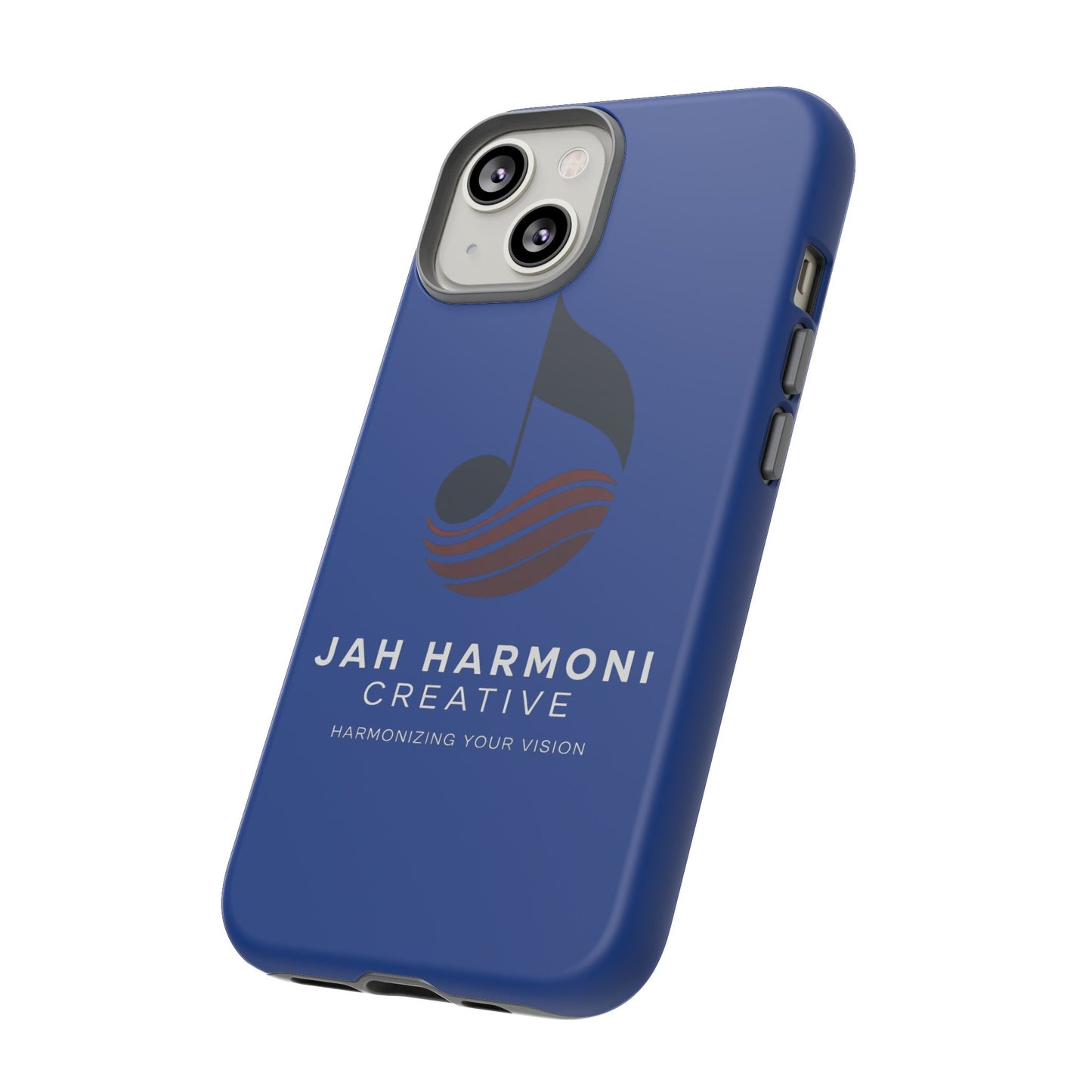 Tough Cases - Blue Logo Phone Case | Jah Harmoni Creative Protective Cover