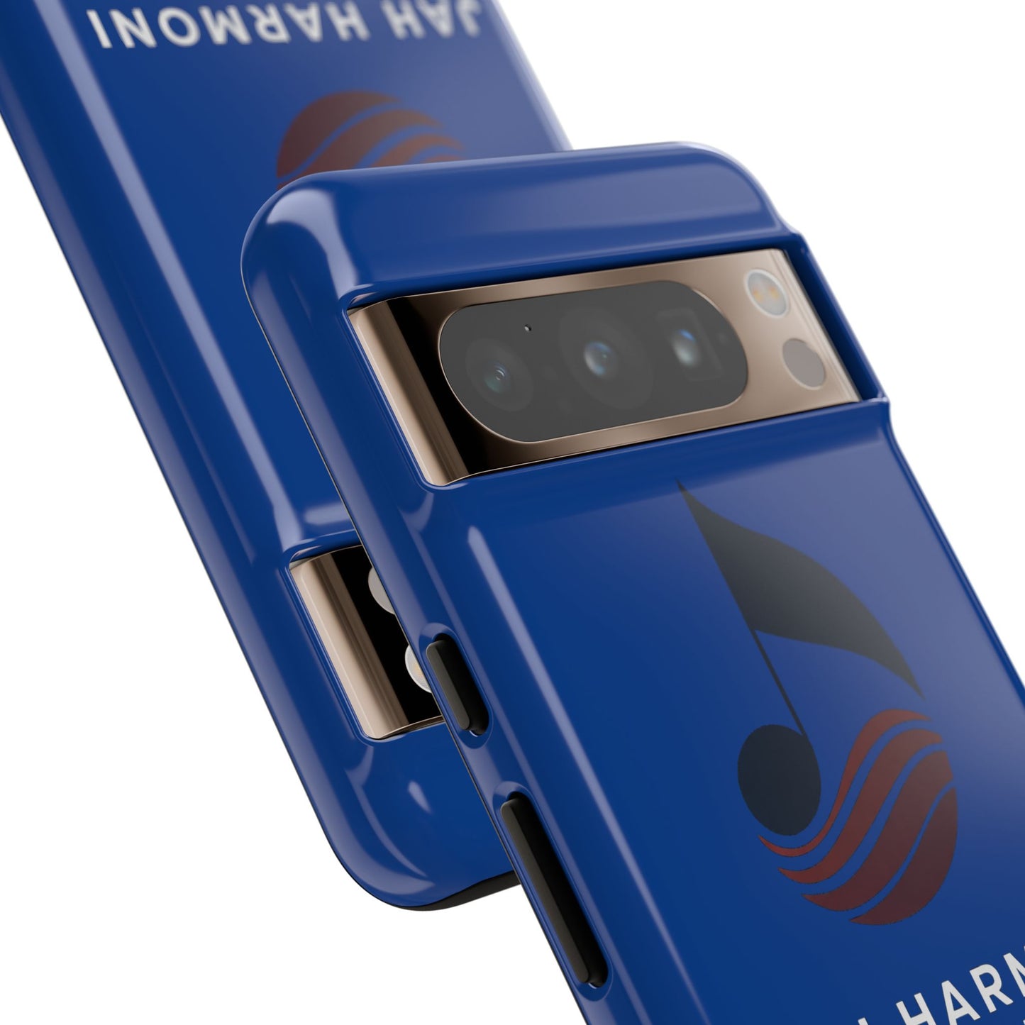 Tough Cases - Blue Logo Phone Case | Jah Harmoni Creative Protective Cover
