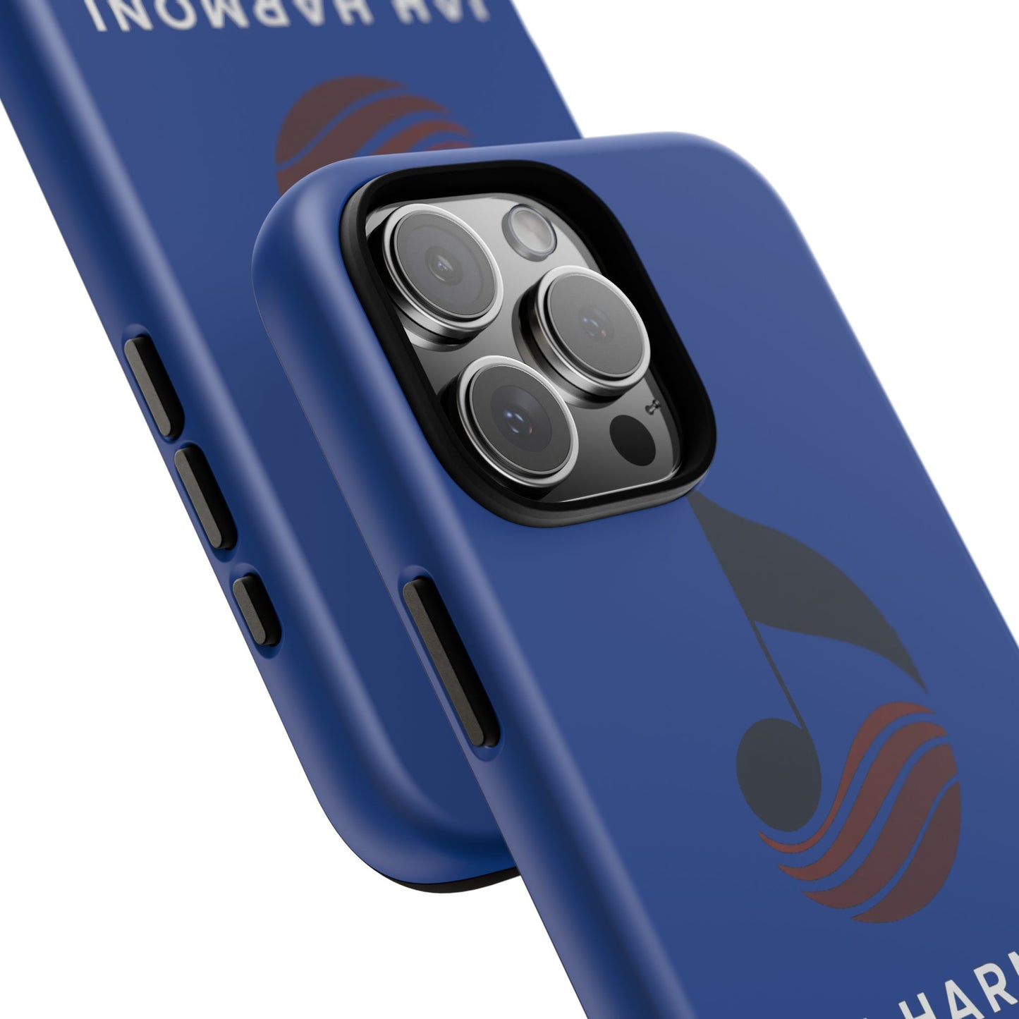 Tough Cases - Blue Logo Phone Case | Jah Harmoni Creative Protective Cover
