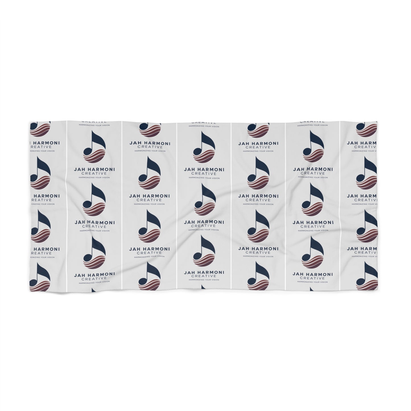 Custom Logo Beach Towel — Personalized Branded Pattern Towel
