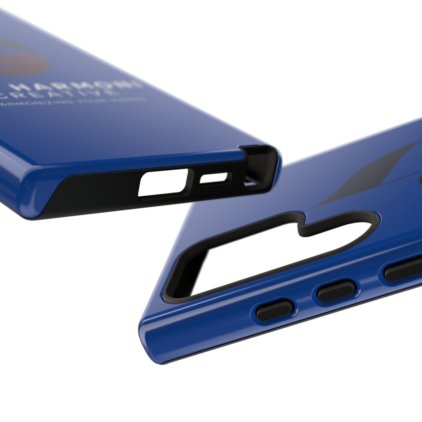 Tough Cases - Blue Logo Phone Case | Jah Harmoni Creative Protective Cover