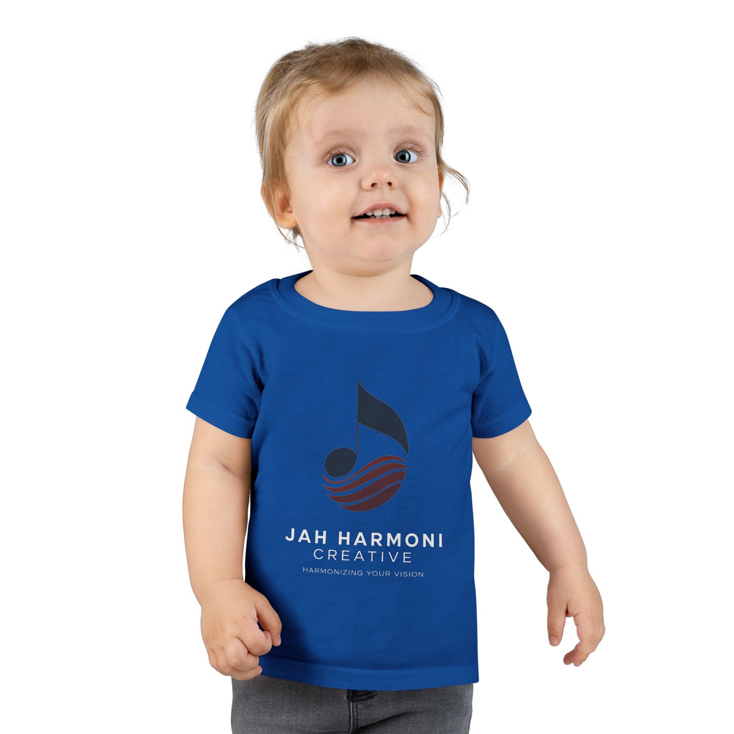 Toddler T-Shirt - Jah Harmoni Creative Logo Tee (Harmonizing Your Vision)