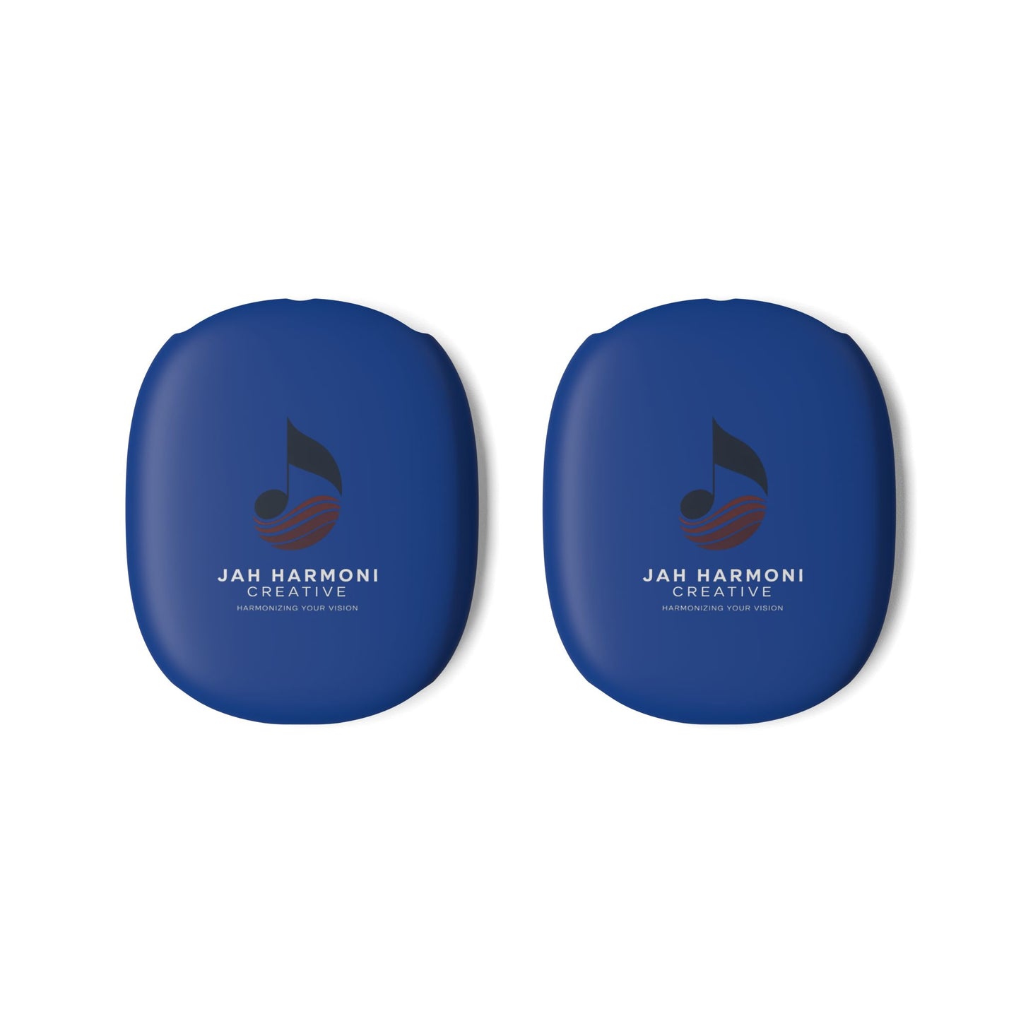 AirPods Max Case — Blue Logo Protective Covers (Jah Harmoni Creative)