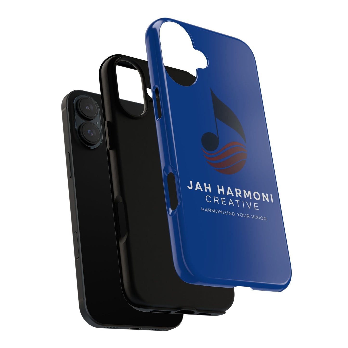 Tough Cases - Blue Logo Phone Case | Jah Harmoni Creative Protective Cover