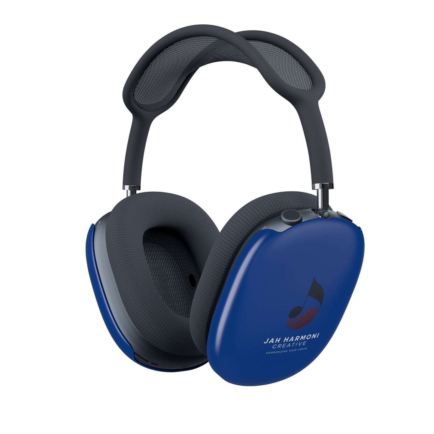 AirPods Max Case — Blue Logo Protective Covers (Jah Harmoni Creative)