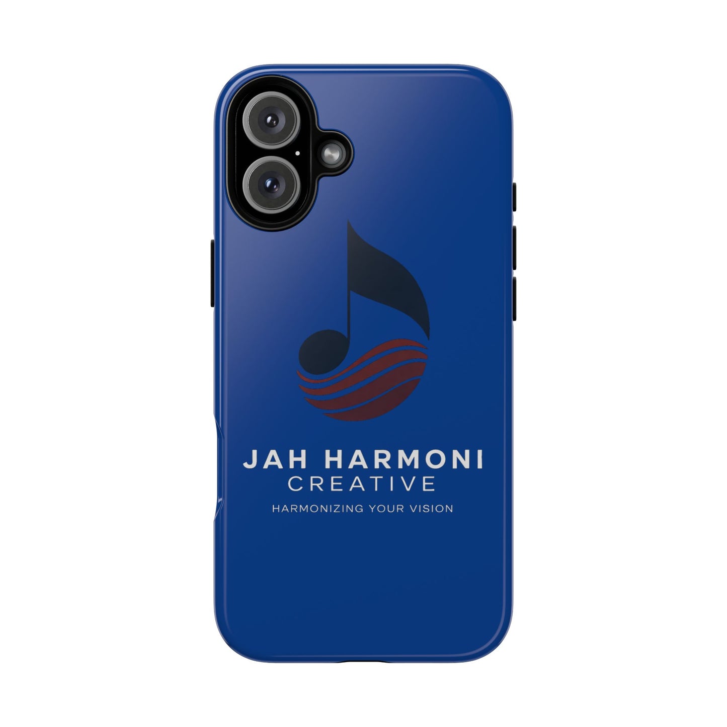 Tough Cases - Blue Logo Phone Case | Jah Harmoni Creative Protective Cover