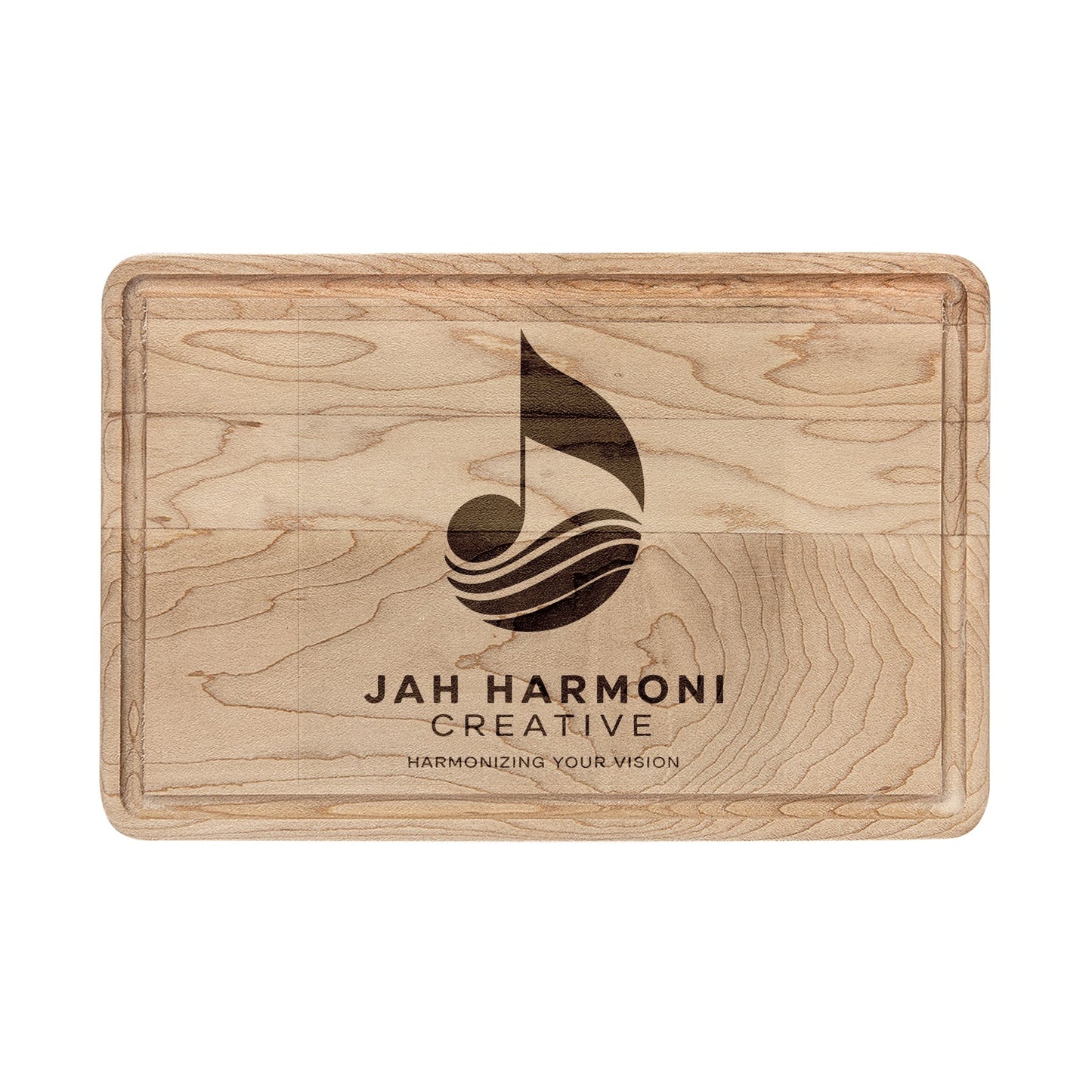 Engraved Wooden Cutting Board — Custom Logo Personalized Charcuterie & Serving Board