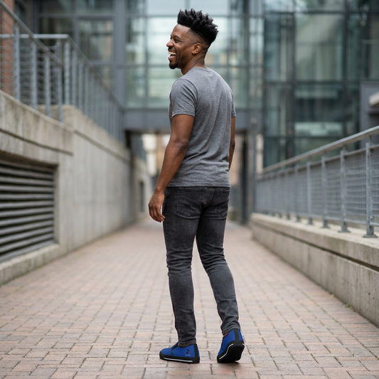 Jah Harmoni Classic Black Low-Top Sneakers — Men's Casual Canvas Shoes