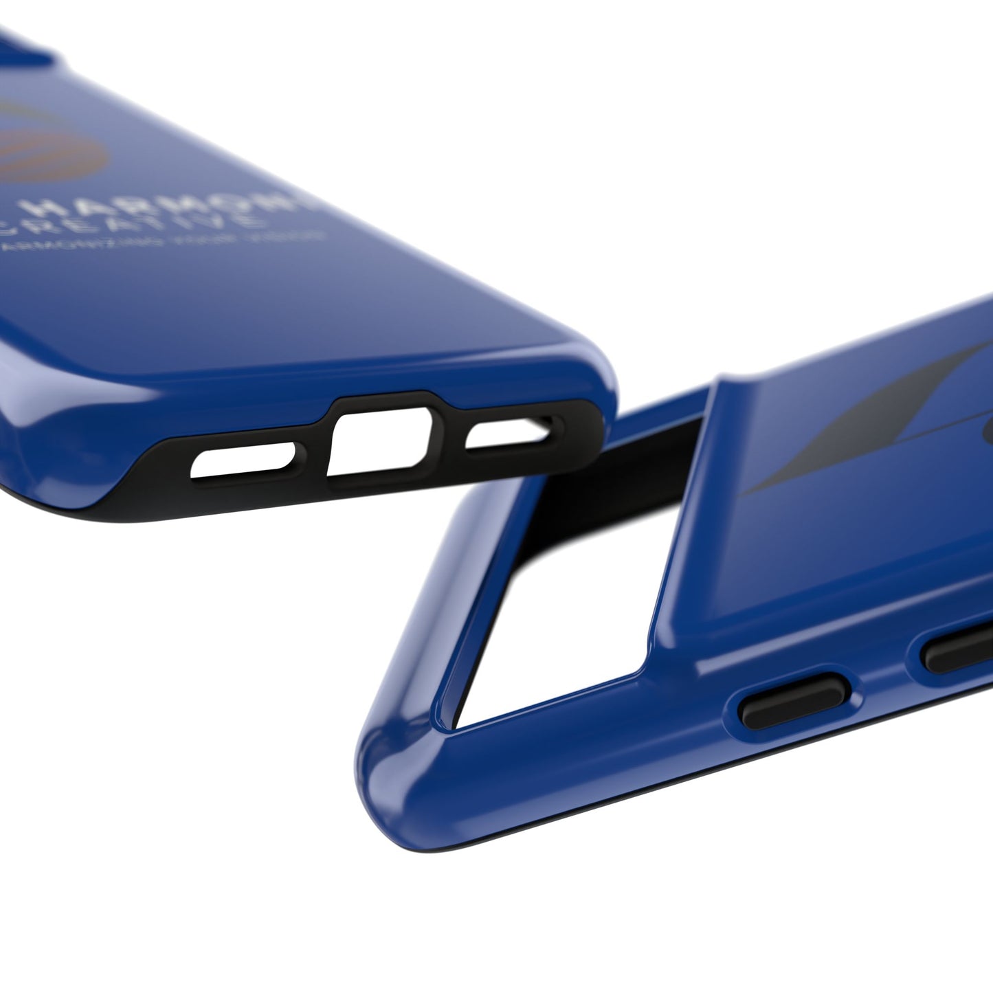 Tough Cases - Blue Logo Phone Case | Jah Harmoni Creative Protective Cover