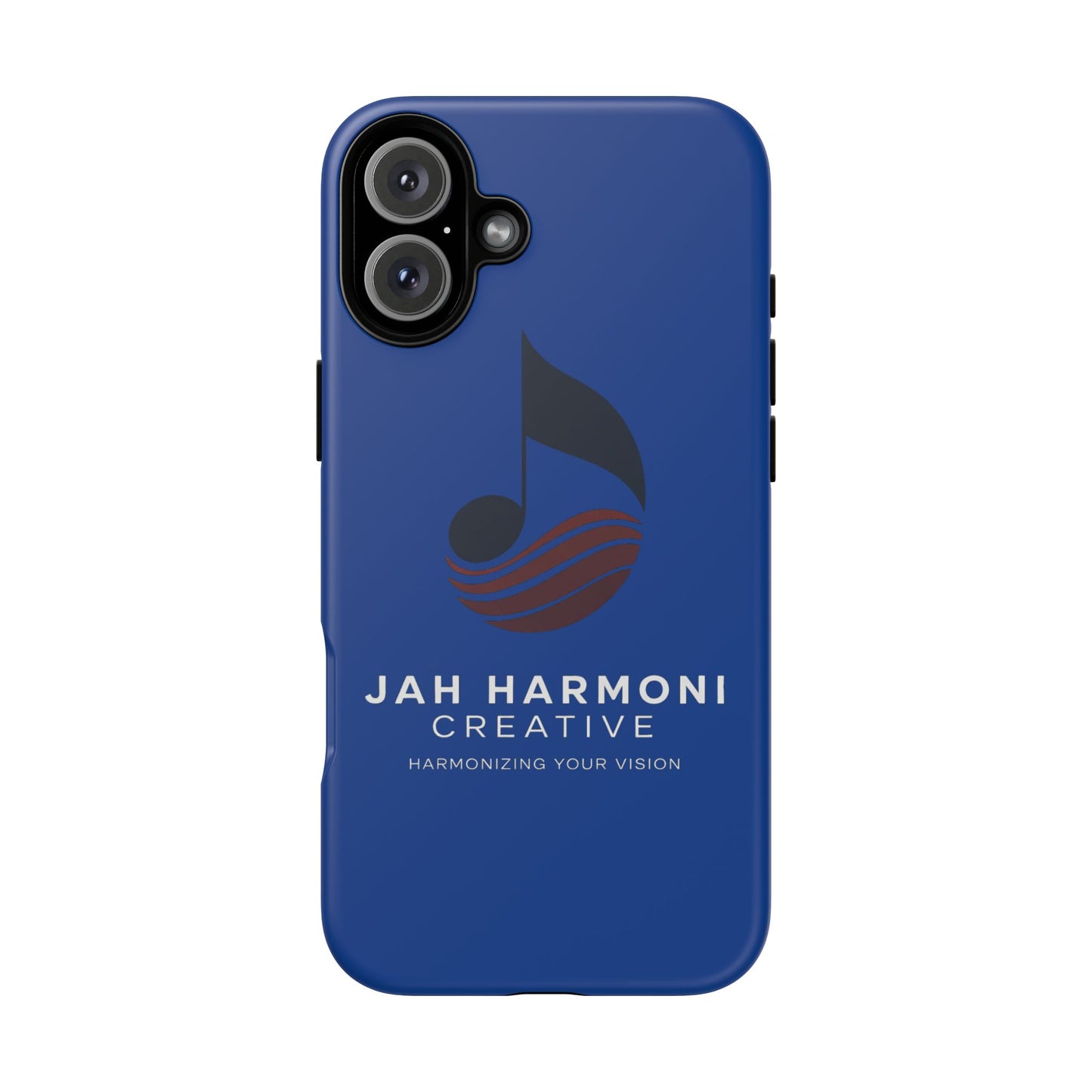 Tough Cases - Blue Logo Phone Case | Jah Harmoni Creative Protective Cover