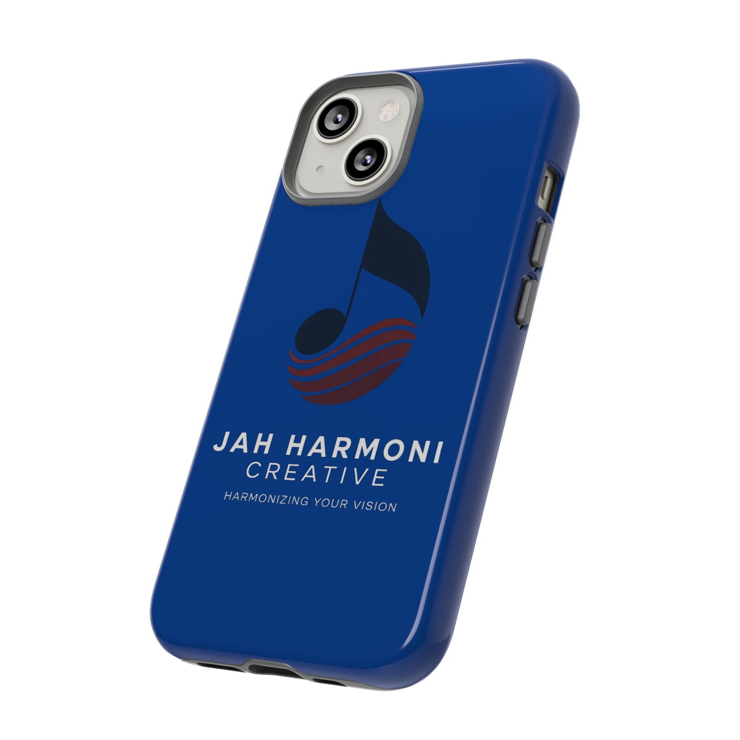 Tough Cases - Blue Logo Phone Case | Jah Harmoni Creative Protective Cover