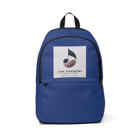 Backpack — Jah Harmoni Creative Logo School & Travel Backpack