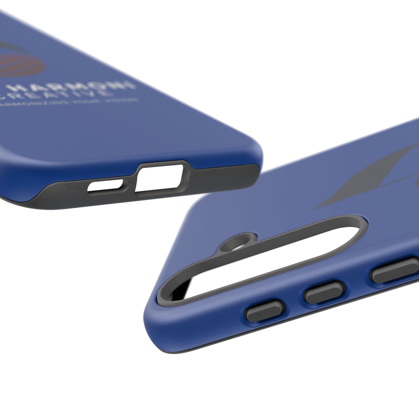 Tough Cases - Blue Logo Phone Case | Jah Harmoni Creative Protective Cover